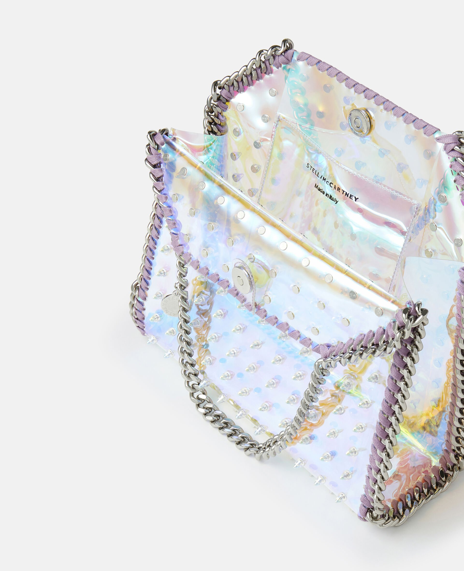 Falabella Mini Holographic Spike Tote-Multicolour-large Falabella Mini Holographic Spike Tote-Multicolour-large image number 3