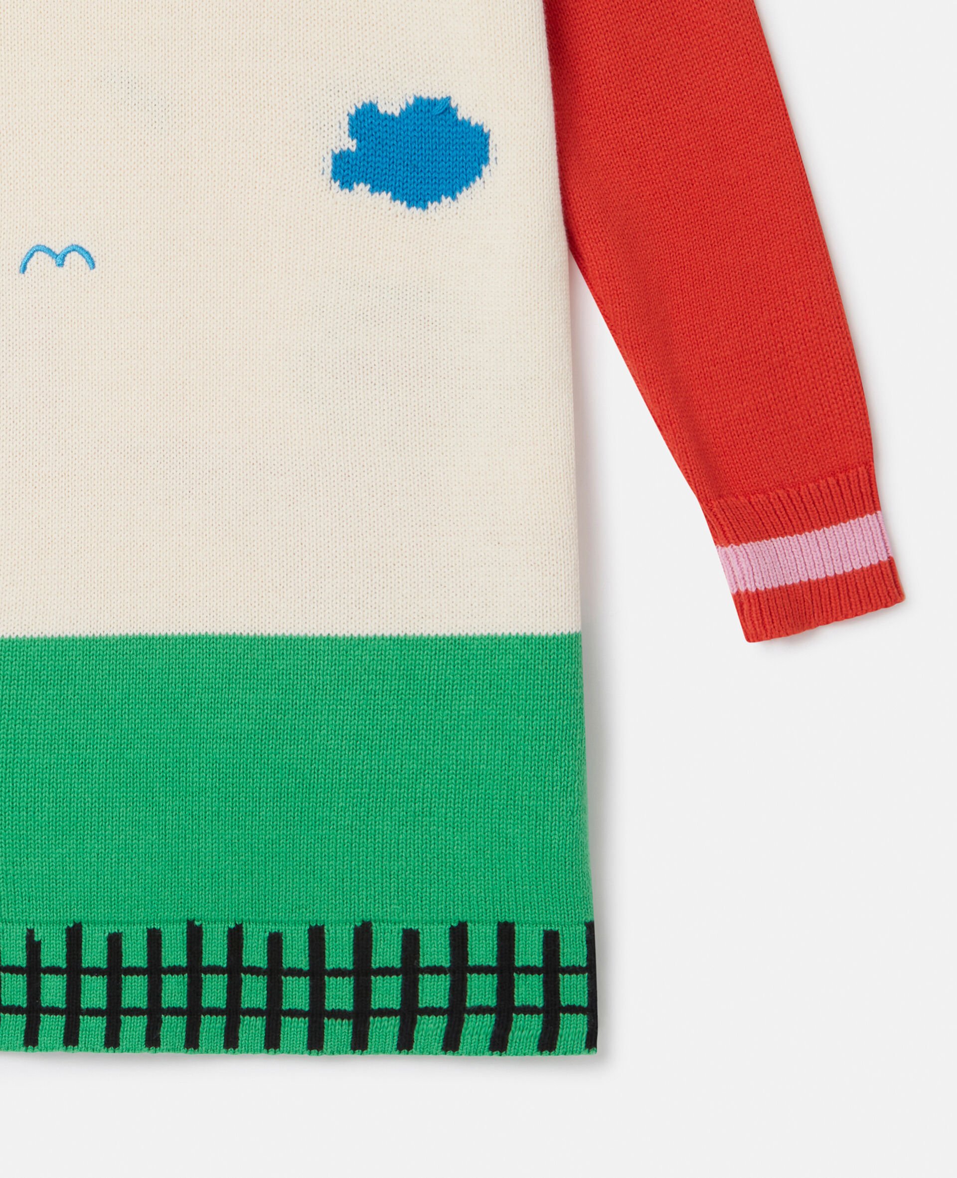 Farmyard Graphic Knitted Dress -Multicolour-large Farmyard Graphic Knitted Dress -Multicolour-large image number 2