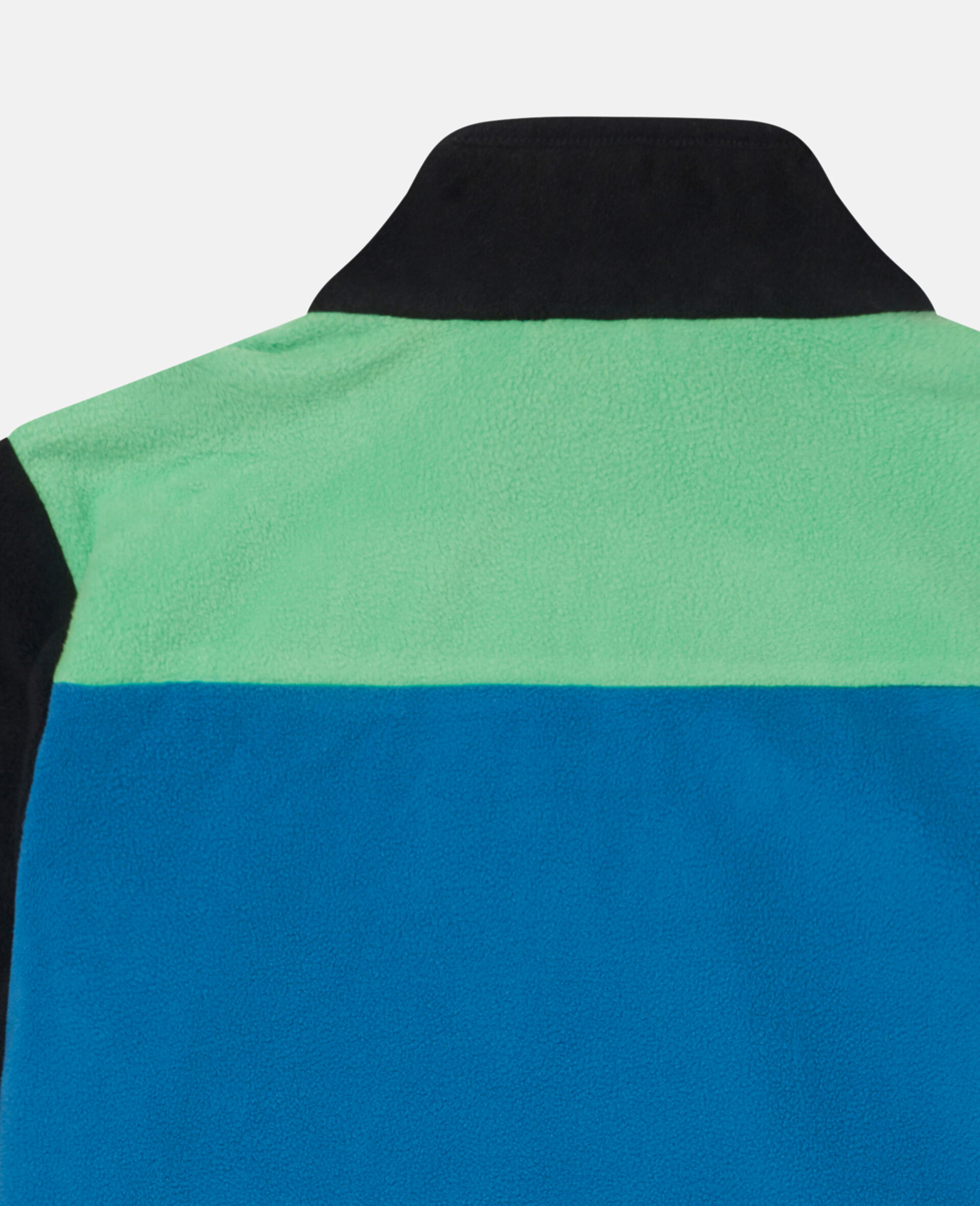 Colourblock Logo Teddy Zip Fleece-Multicolour-large Colourblock Logo Teddy Zip Fleece-Multicolour-large image number 3