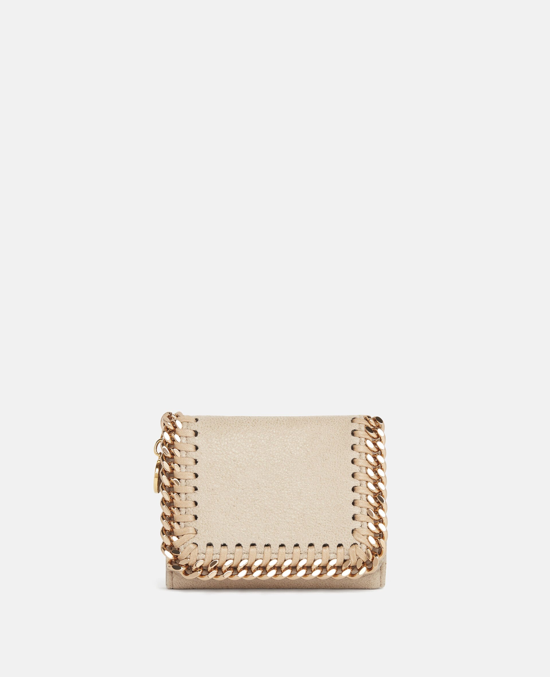 Falabella Tri-Fold Wallet-Beige-medium