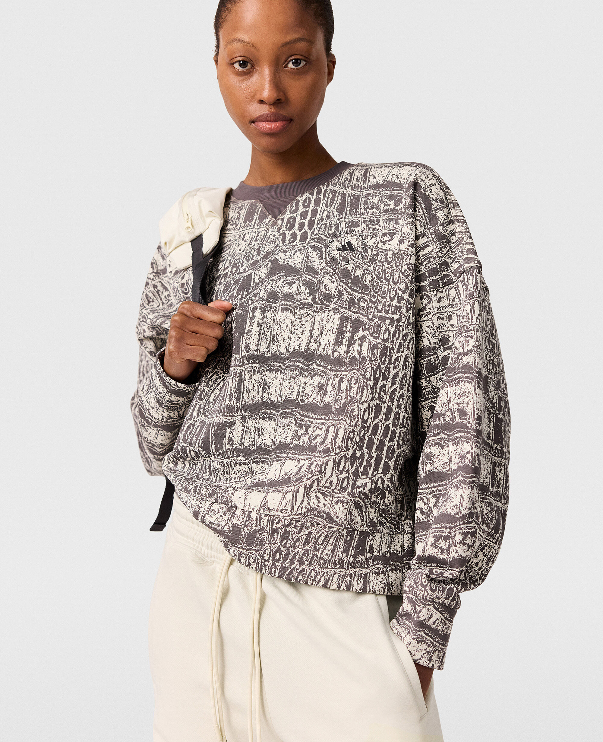 STELLAMcCARTNEY◆ニット・セーター(薄手)/36/--/NVY Stella McCartney Textured Knit Long-Sleeve Top | Saks Fifth