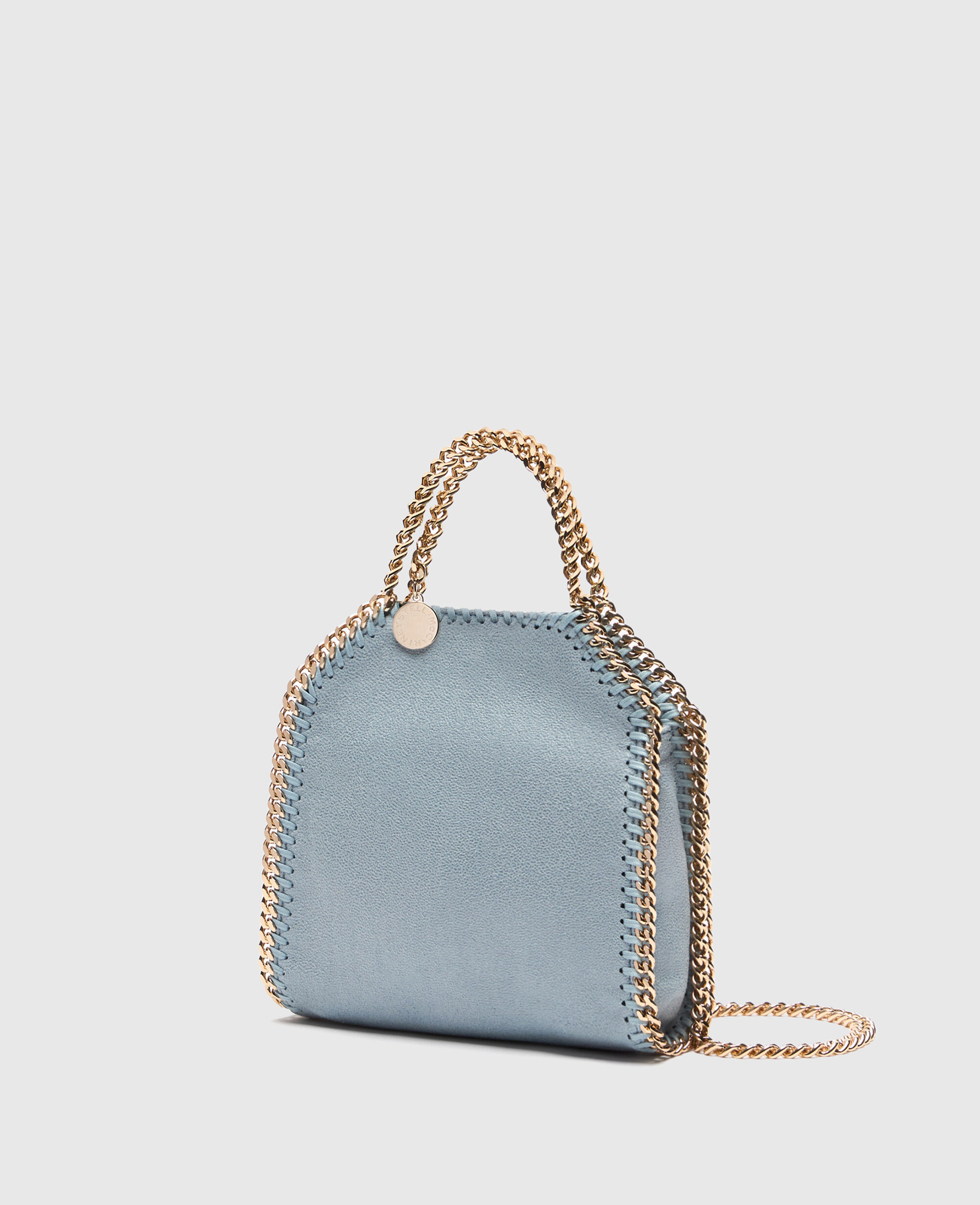 Women Duck Egg Falabella Tiny Tote Bag | Stella McCartney US