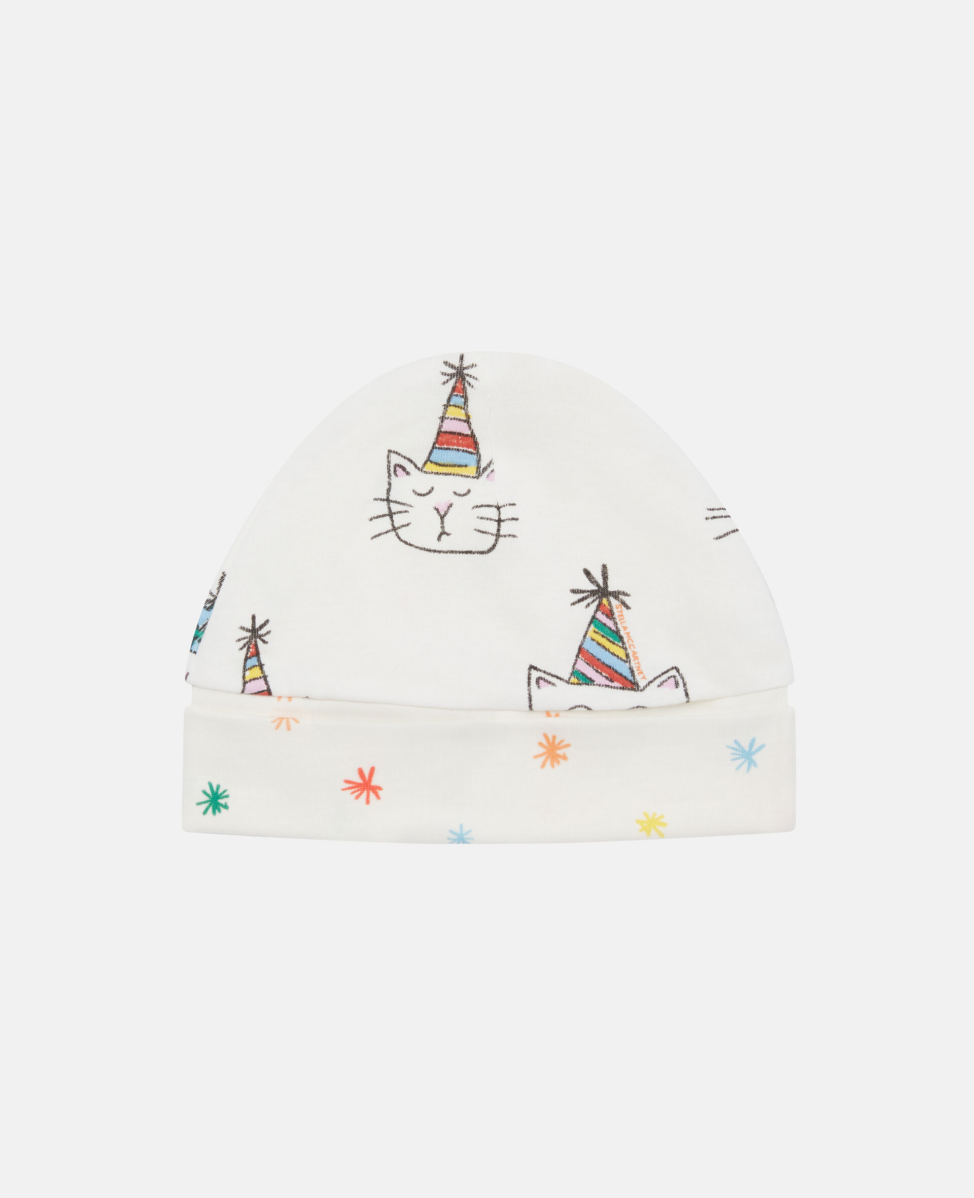 Cat Print Romper Gift Set-Cream-large Cat Print Romper Gift Set-Cream-large image number 2