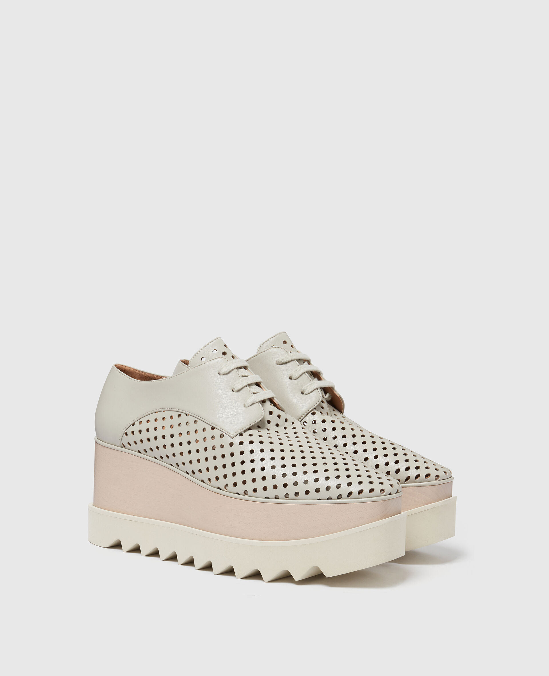 Elyse Perforated Platforms-Beige-medium Elyse Perforated Platforms-Beige-medium
