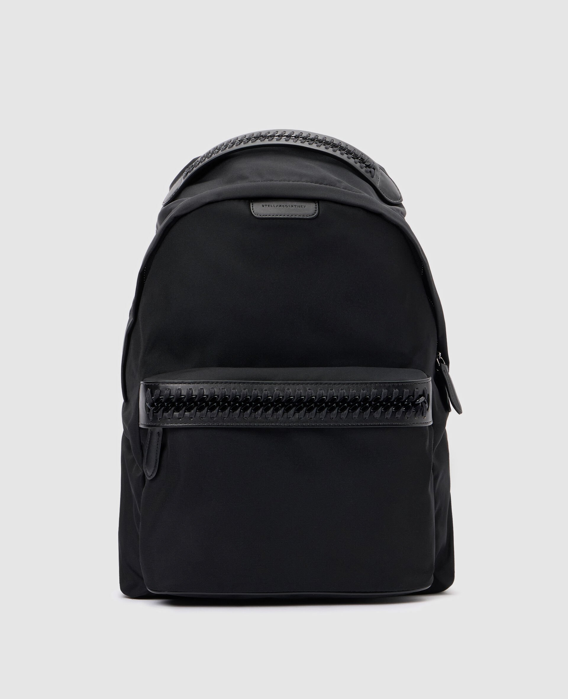 Logo Strap Backpack-Black-medium