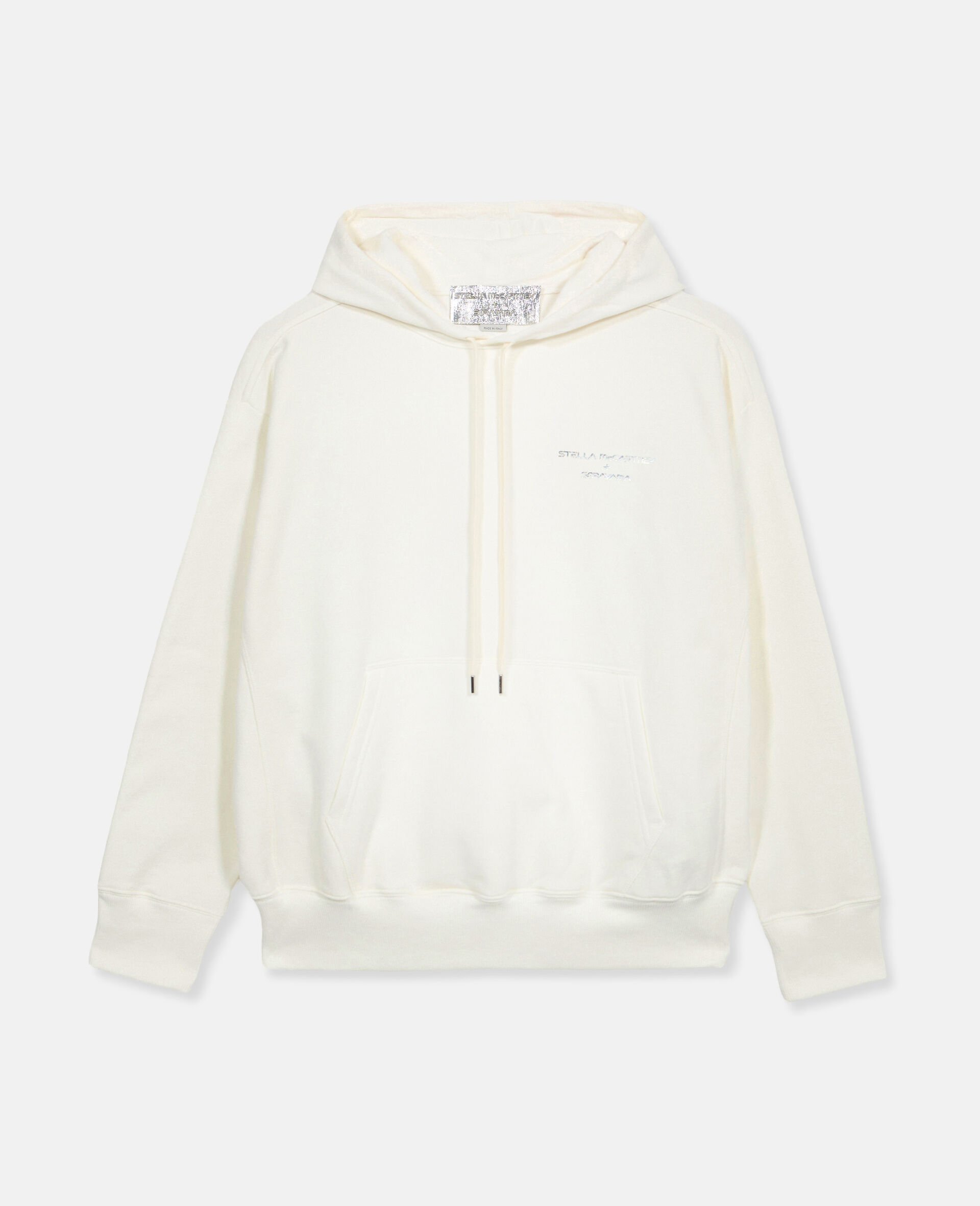 Sexy Robot Print Organic Cotton Hoodie-Beige-large image number 0