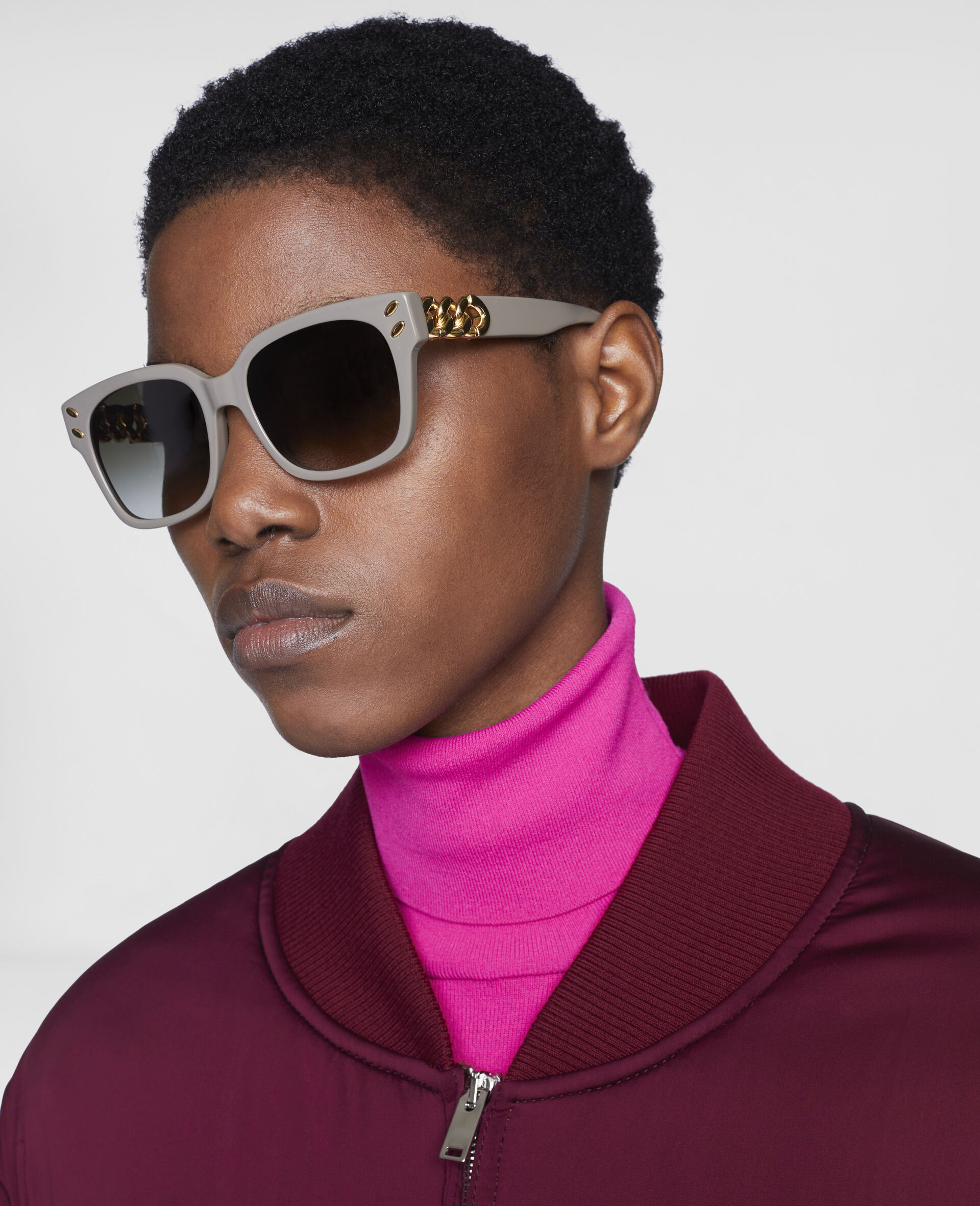 Geometrische Sonnenbrille-Schwarz-large image number 1