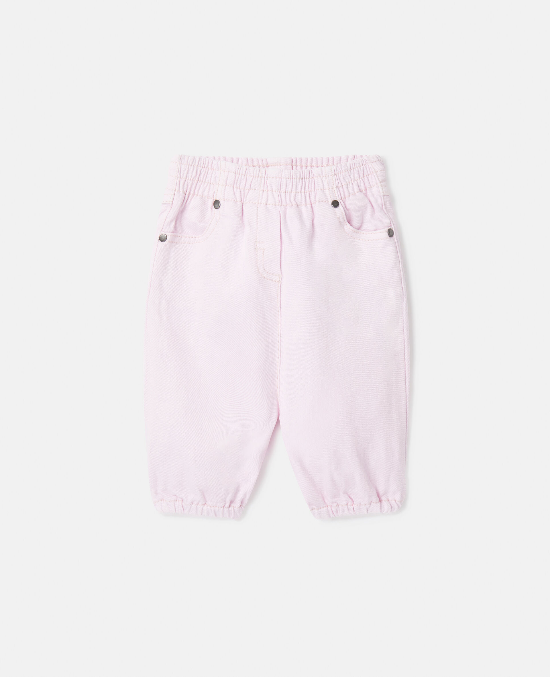 Organic Cotton Jeans-Pink-medium