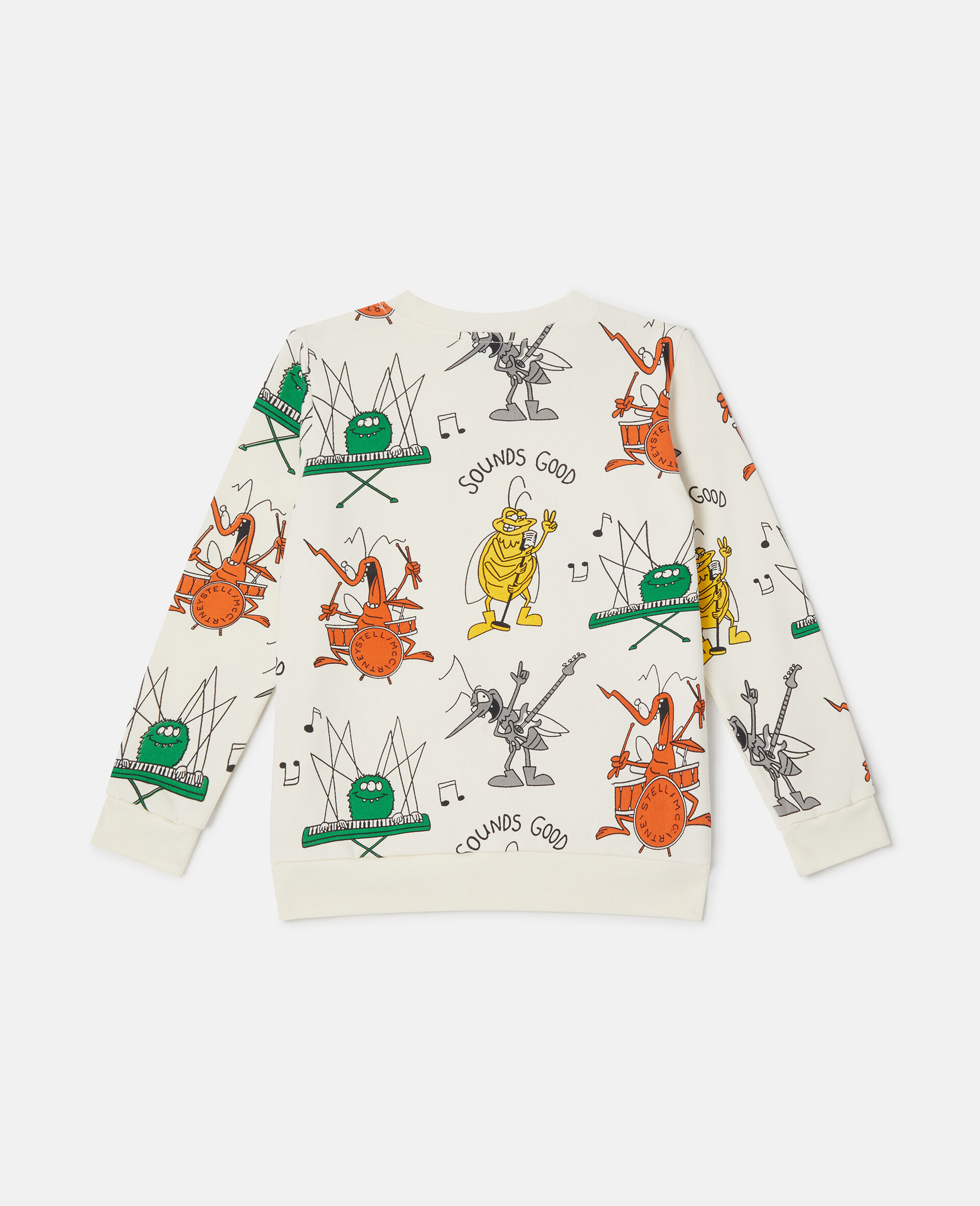Bug Band Print Sweatshirt-Multicolour-large image number 2