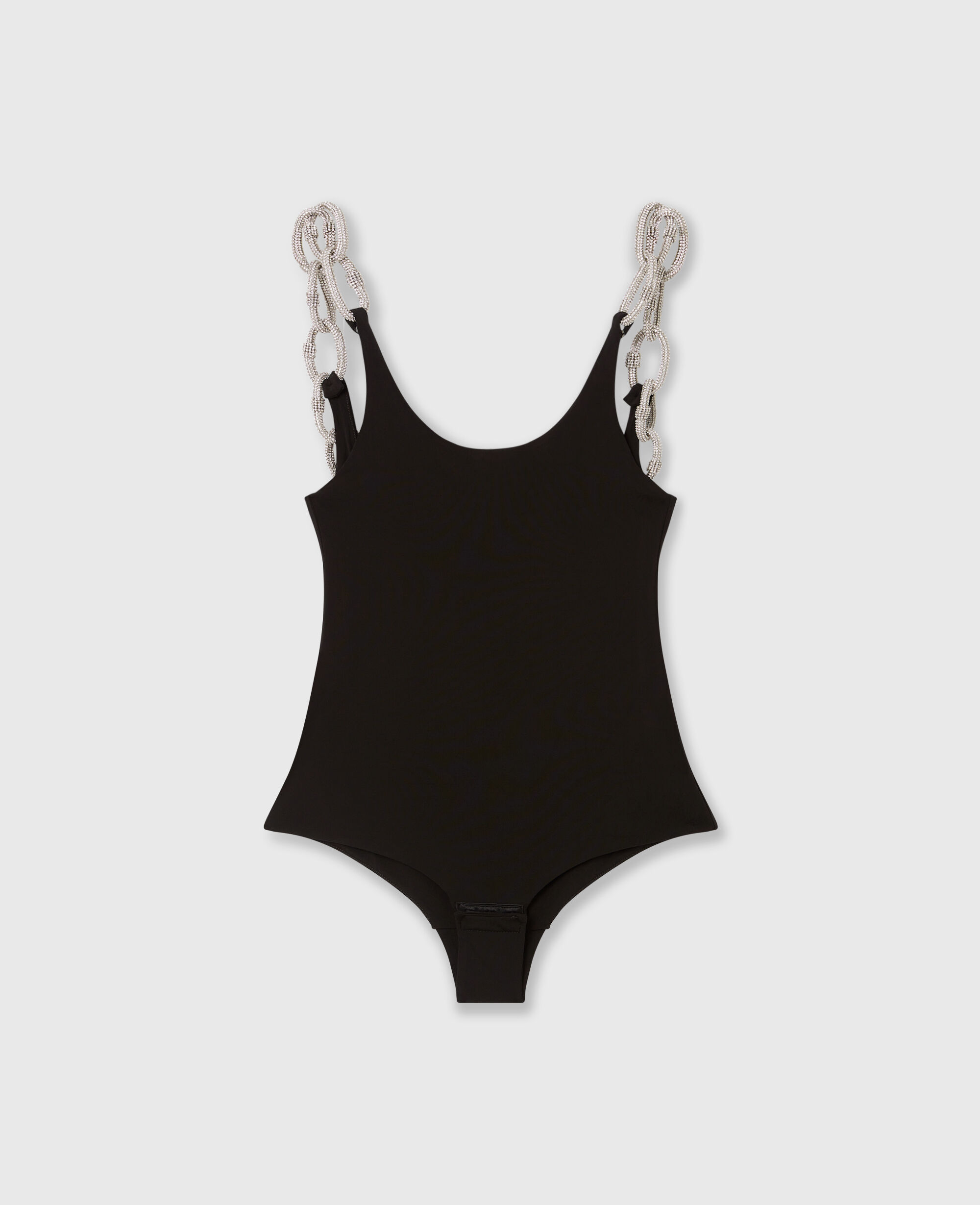 Women ブラック クリスタル チェーン ストラップ トップ | Stella McCartney JP