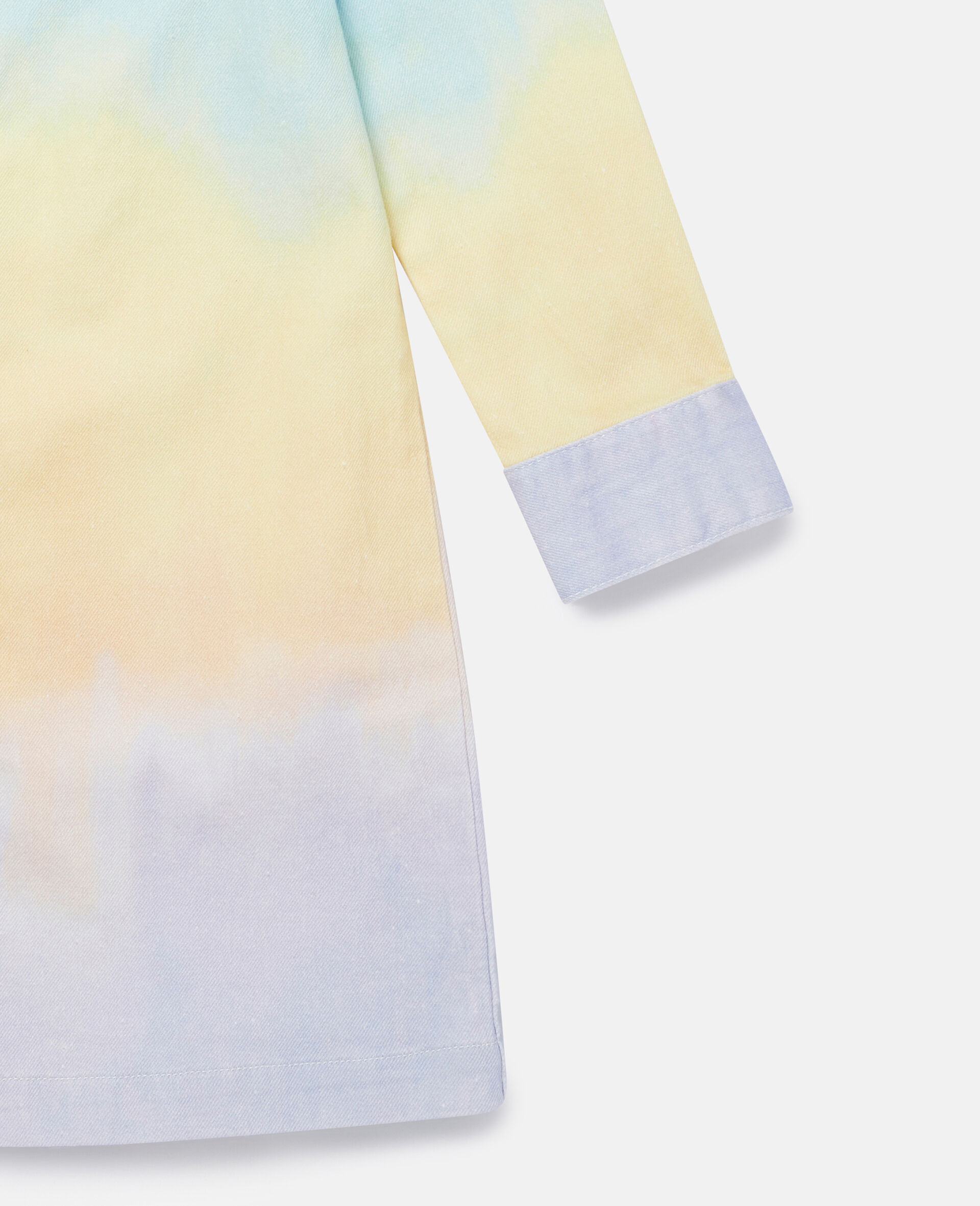 Tie Dye Shirt Dress-Multicoloured-large image number 2