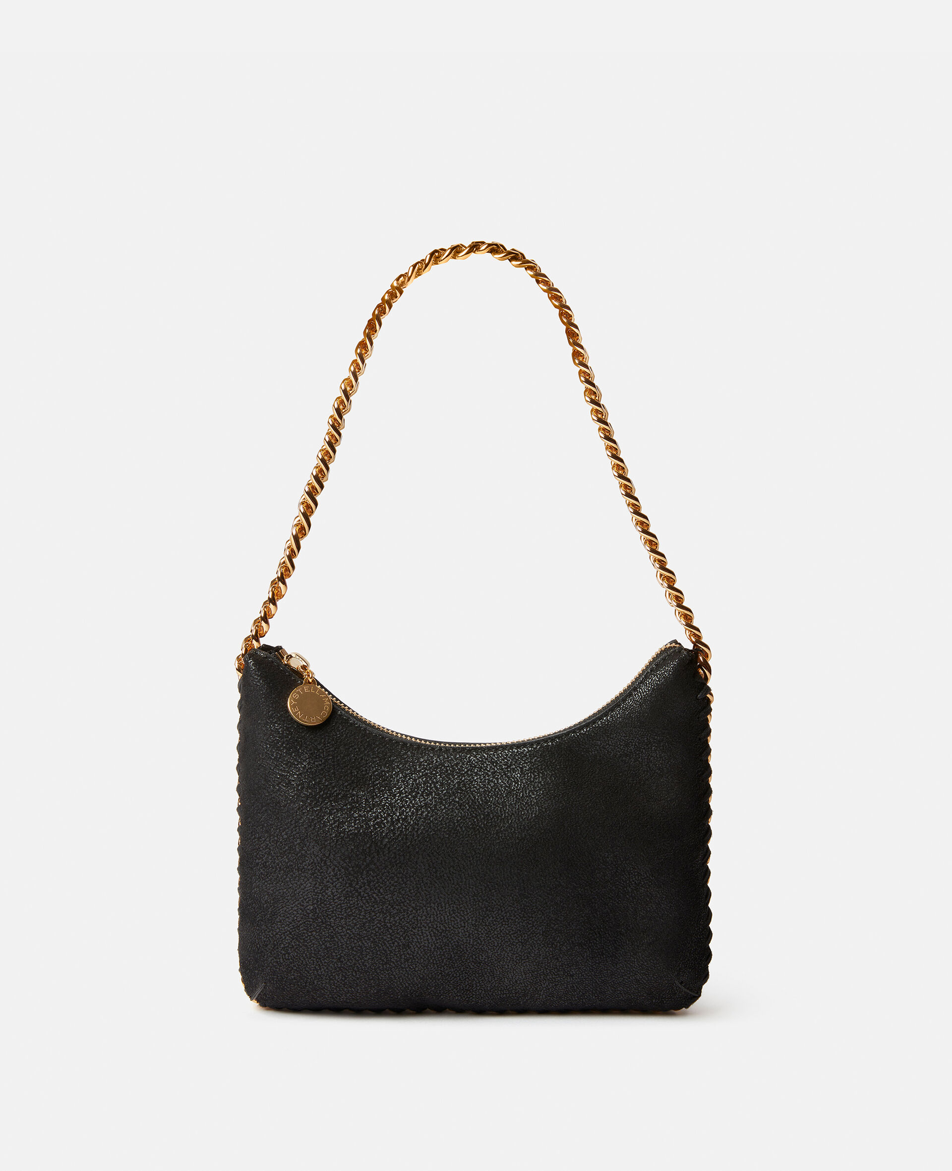 Falabella Zipped Mini Shoulder Bag -Black-large image number 0