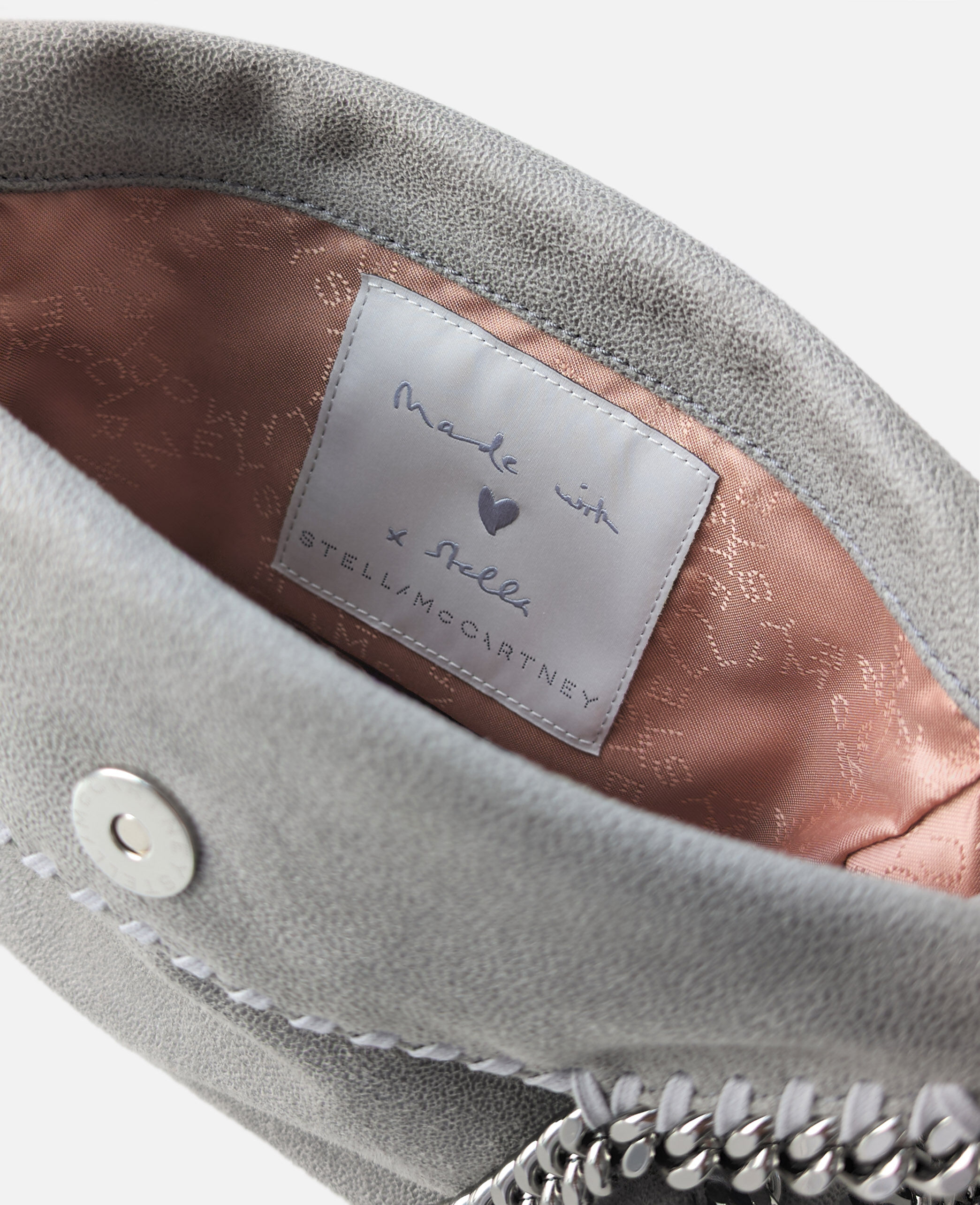 【STELLA MCCARTNEY】関税込☆FALABELLA ミニトート グレー Women グレー ファラベラ リップス ミニトートバッグ | Stella