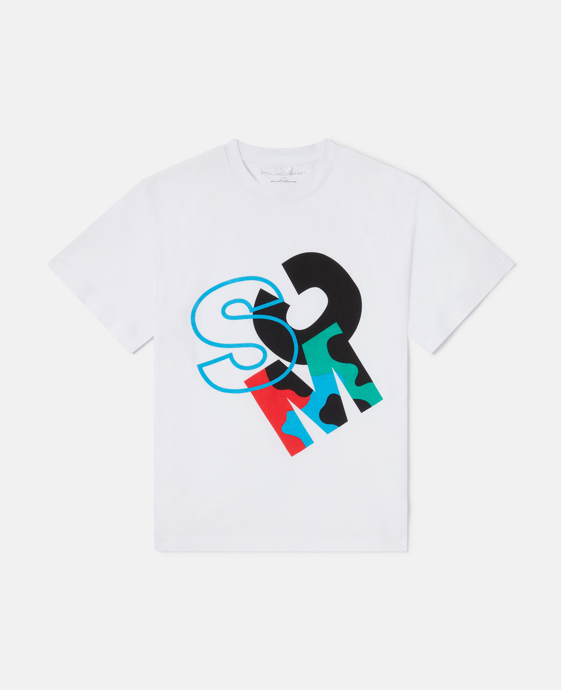 SMC Camo Logo Oversized T-Shirt-White-large image number 0