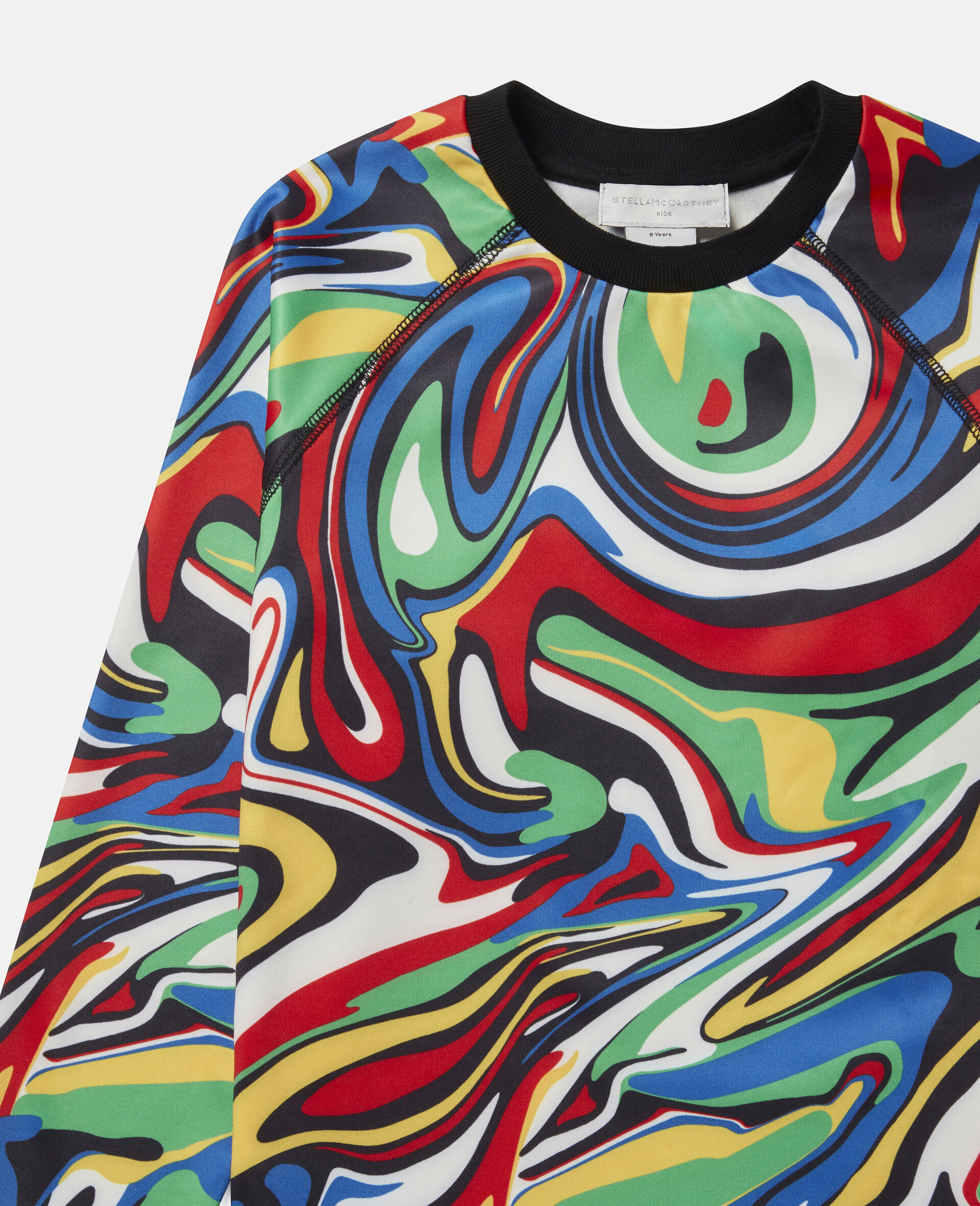Marble Jersey Ski Top-Multicolour-large image number 2