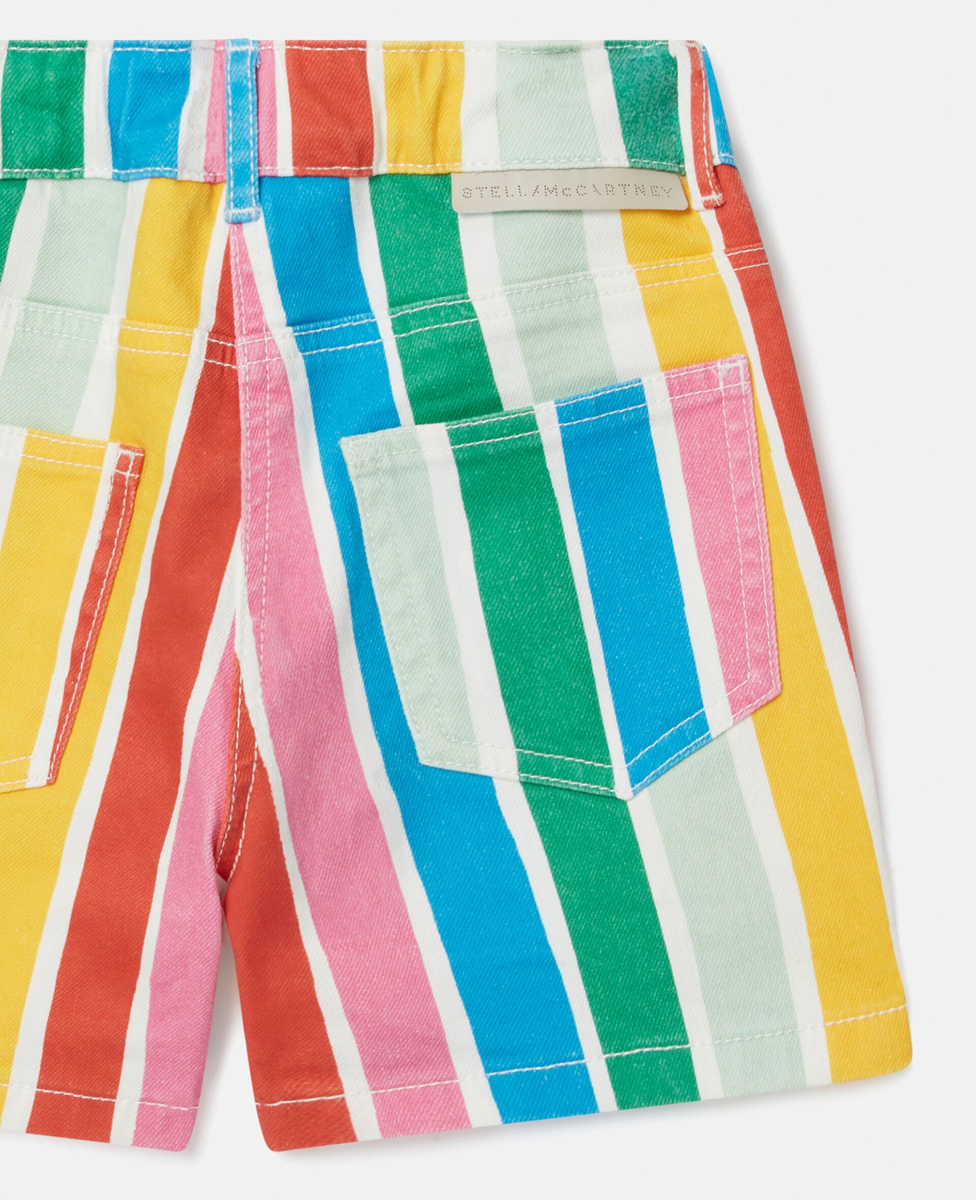 Striped Shorts-Multicolour-large image number 3