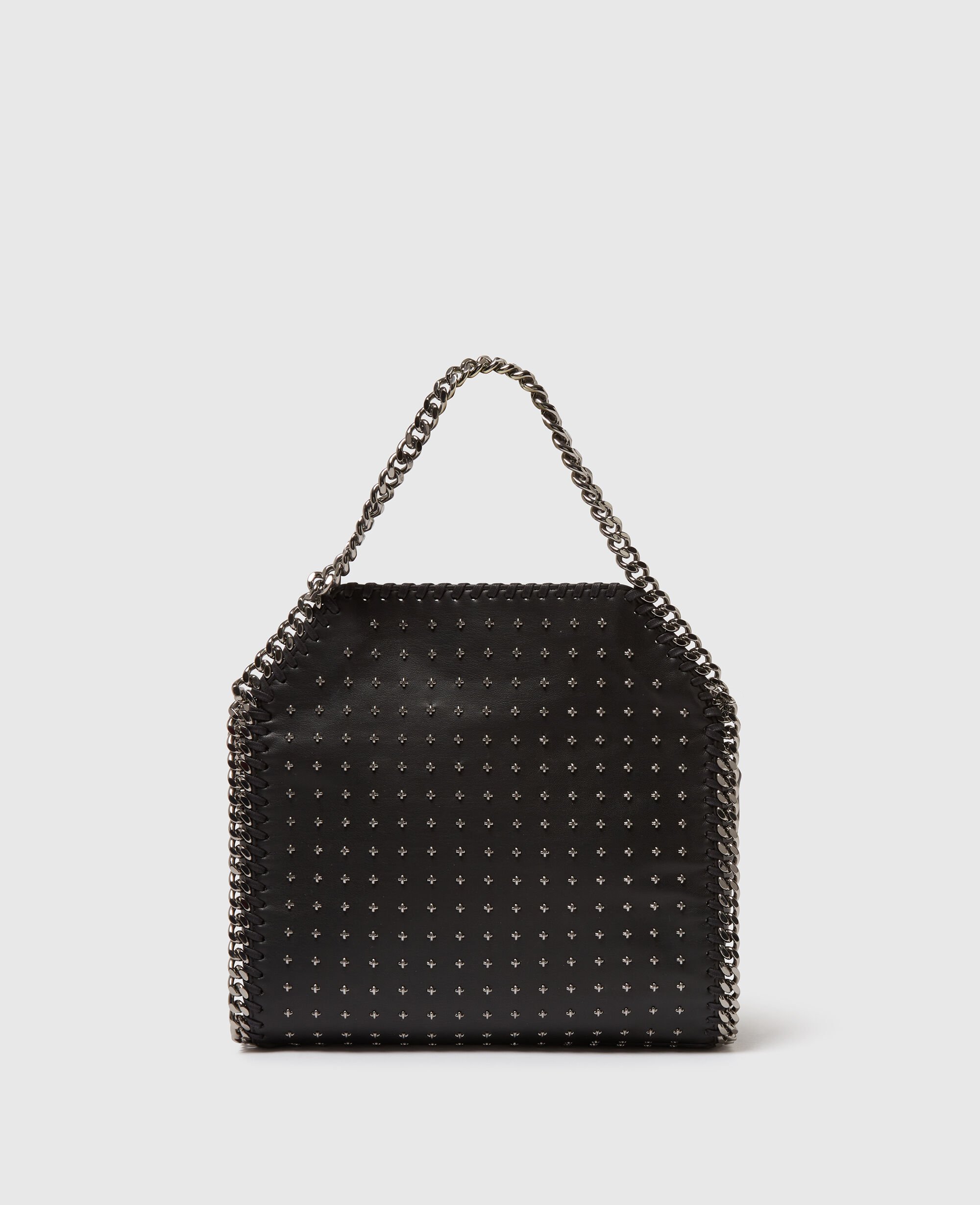 【関税&送料込】Stella Mccartney Black Gold Falabella Mini T Stella McCartney Mini Falabella Tote Bag | Black | FARFETCH