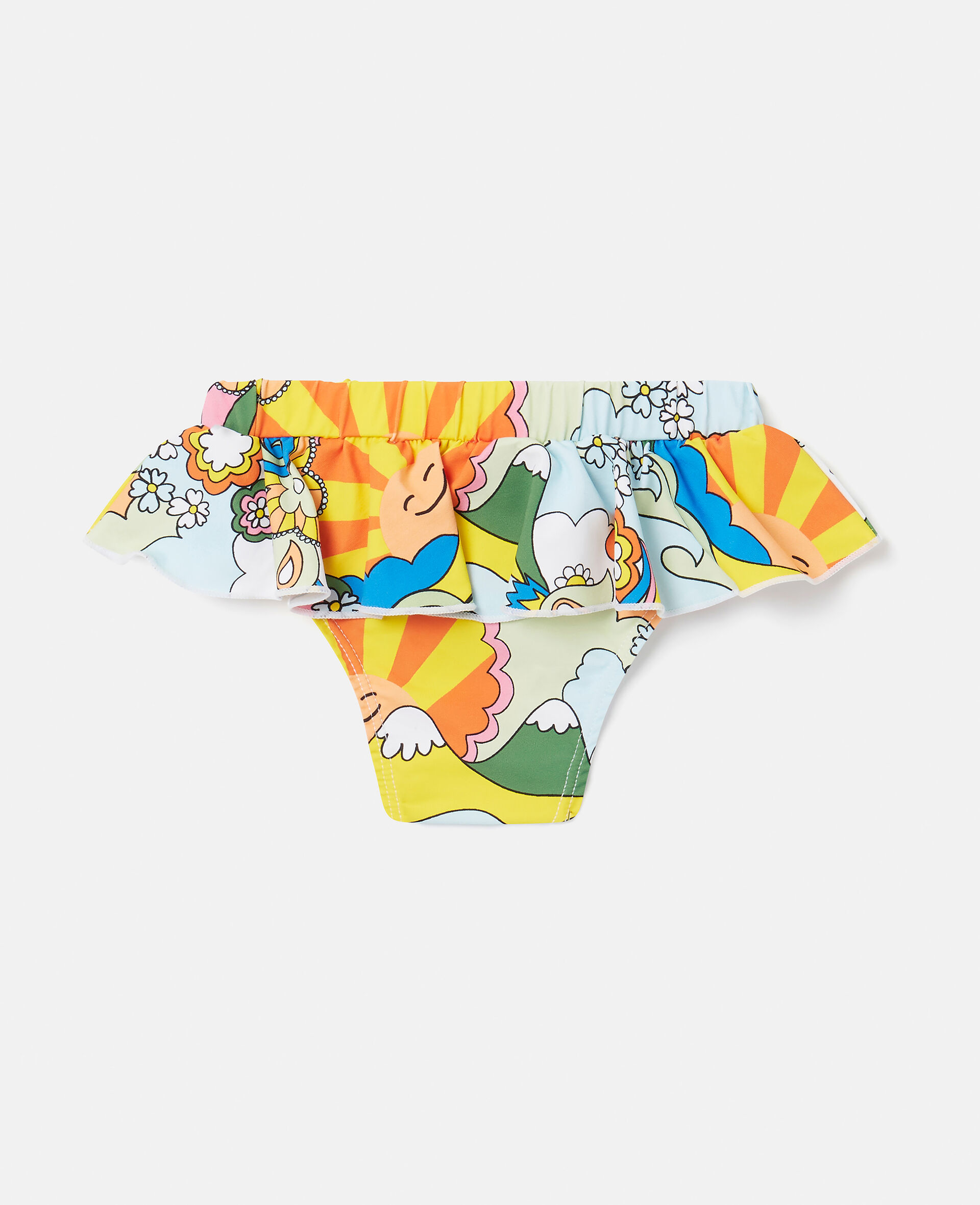'Love to Dream' Print Bikini Briefs-White-large image number 2
