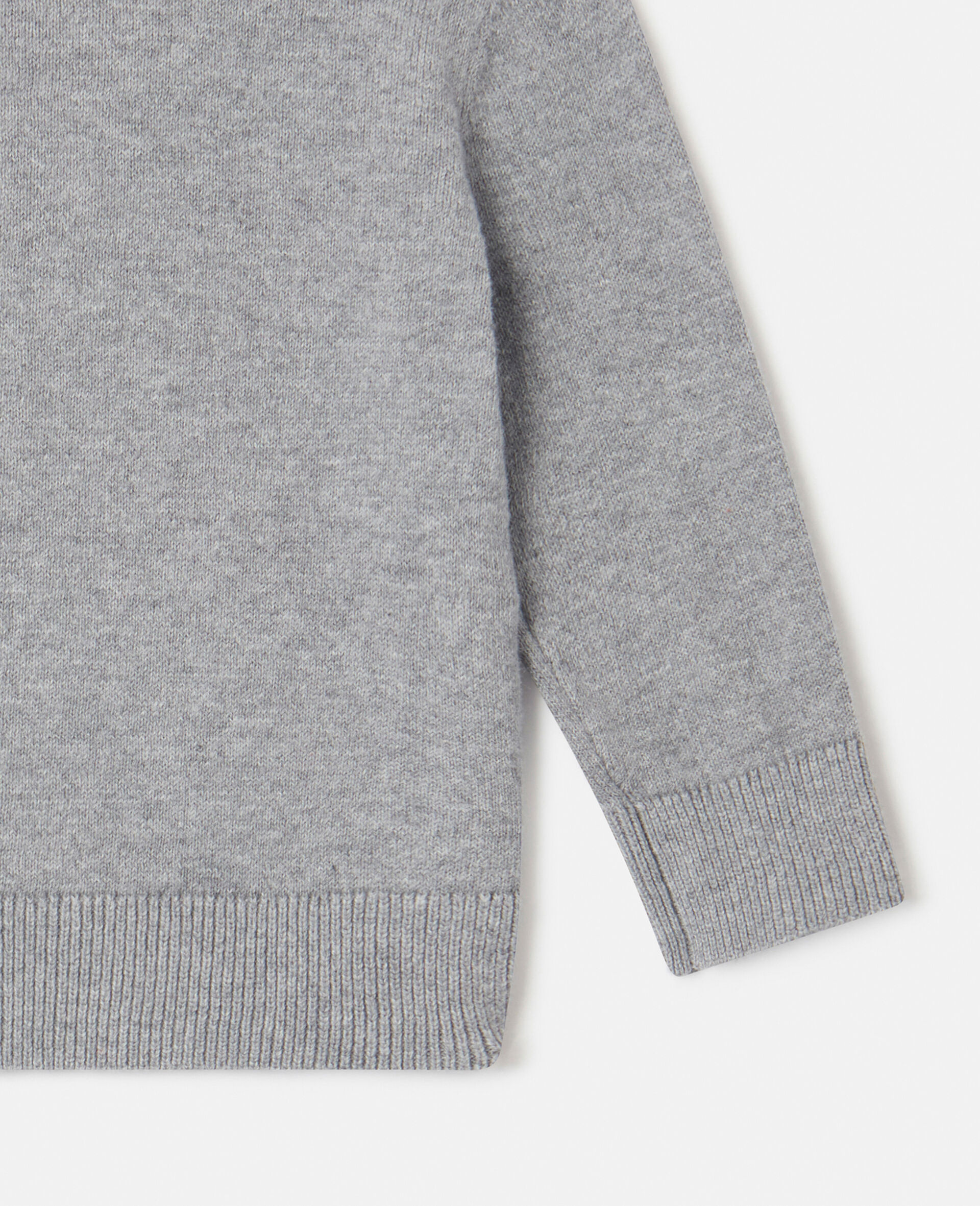 Horse Graphic Fringed Sweatshirt-Grey-large Horse Graphic Fringed Sweatshirt-Grey-large image number 3