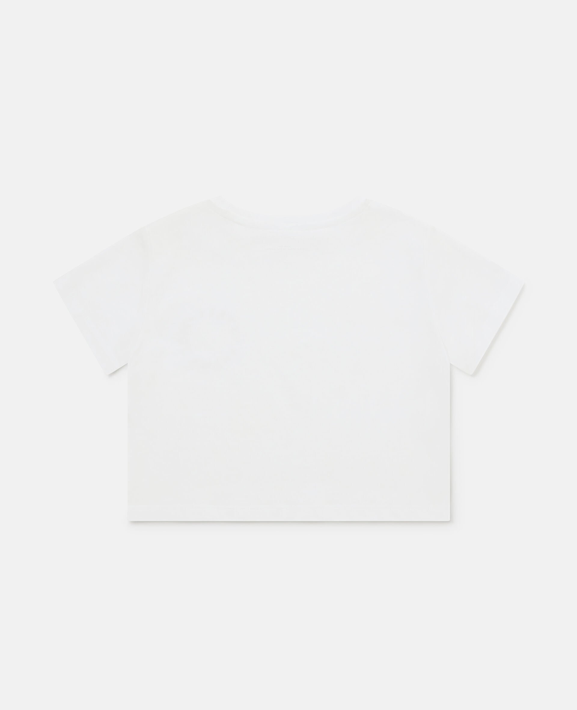 T shirt a motif logo-Blanc-large image number 2
