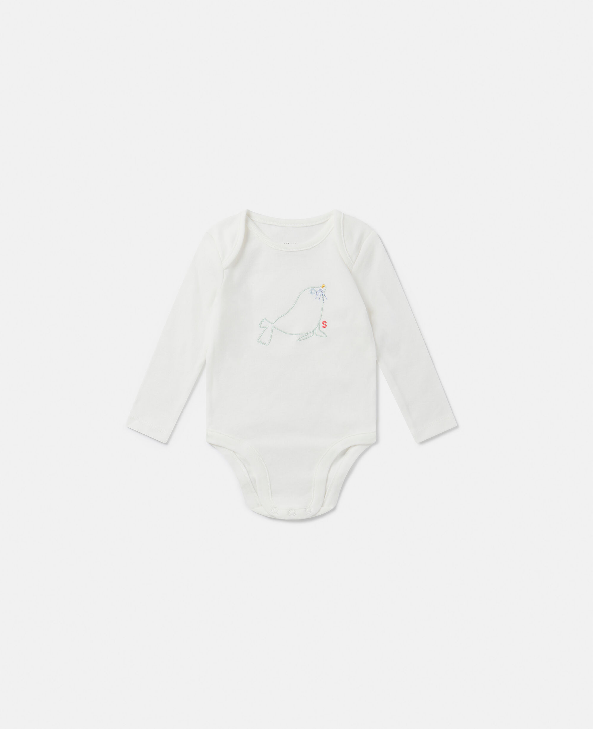 Stella McCartney animal-print long-sleeve shirt - White
