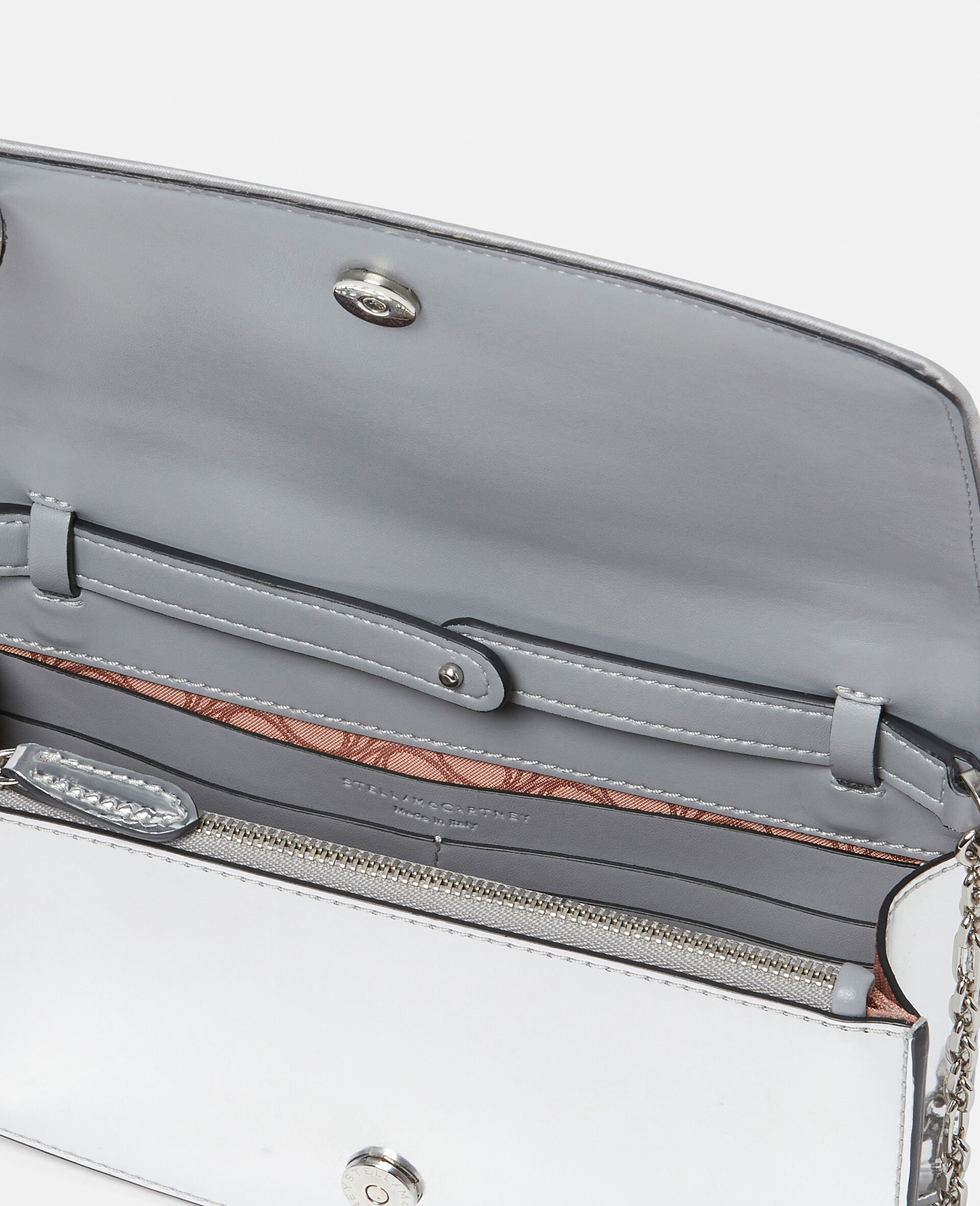 S-Wave Sequinned Wallet on Strap-Silver-large S-Wave Sequinned Wallet on Strap-Silver-large image number 5
