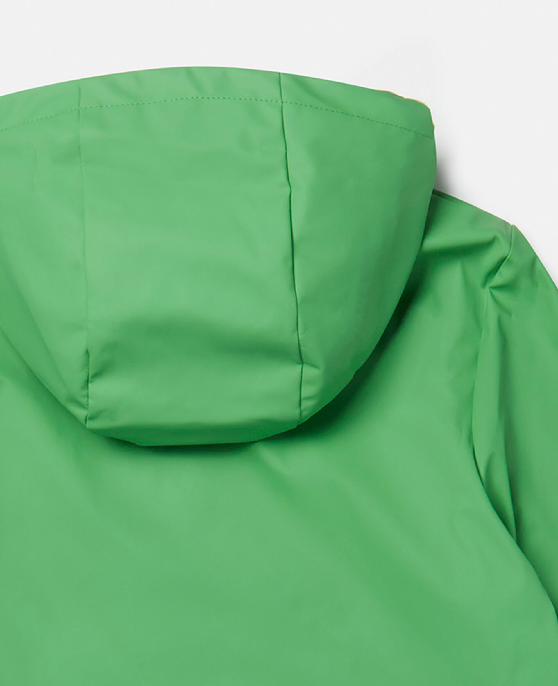 Monkey Print Rubber Jacket-Green-large image number 3