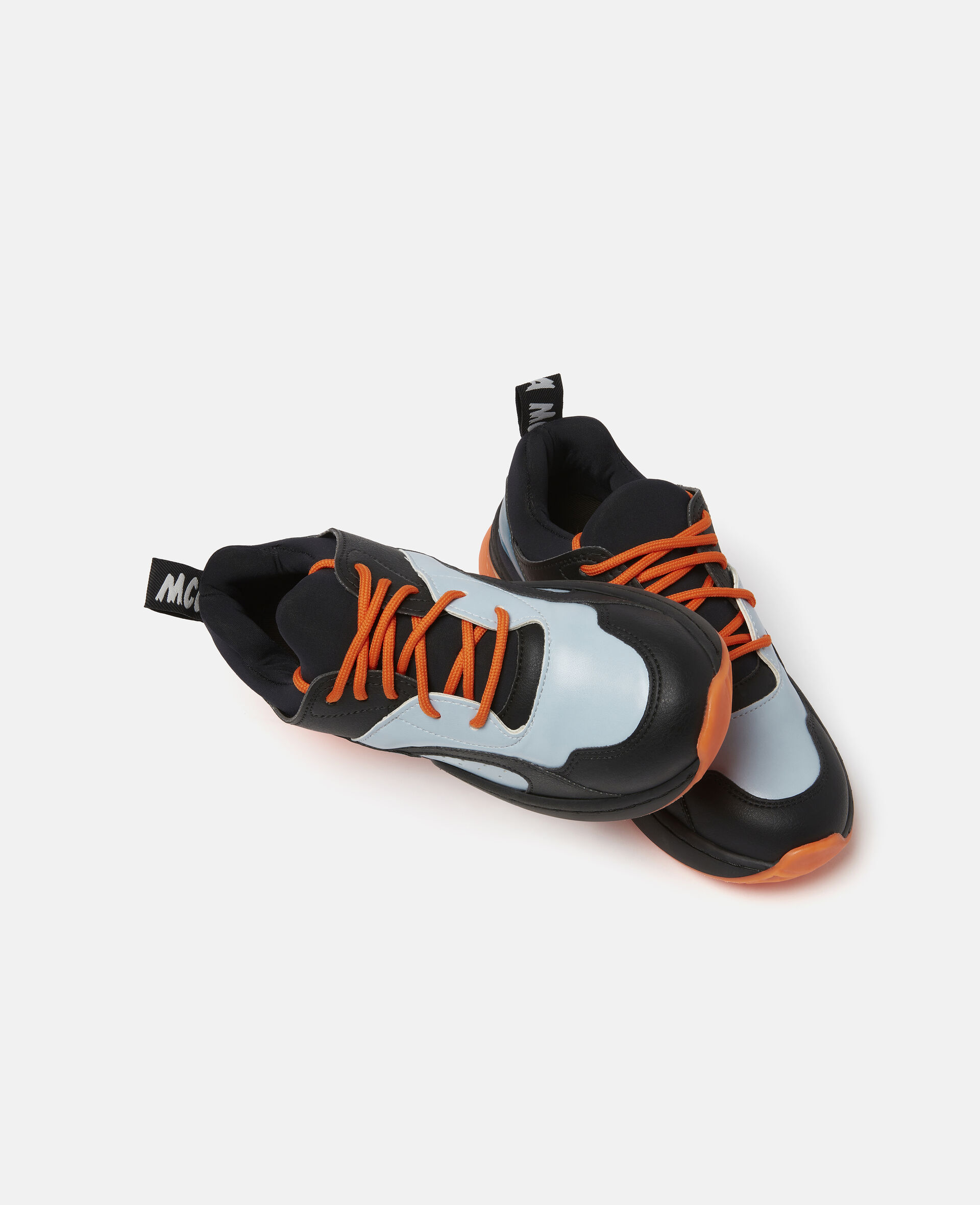 Baskets de plongée en colour block-Noir-large image number 1