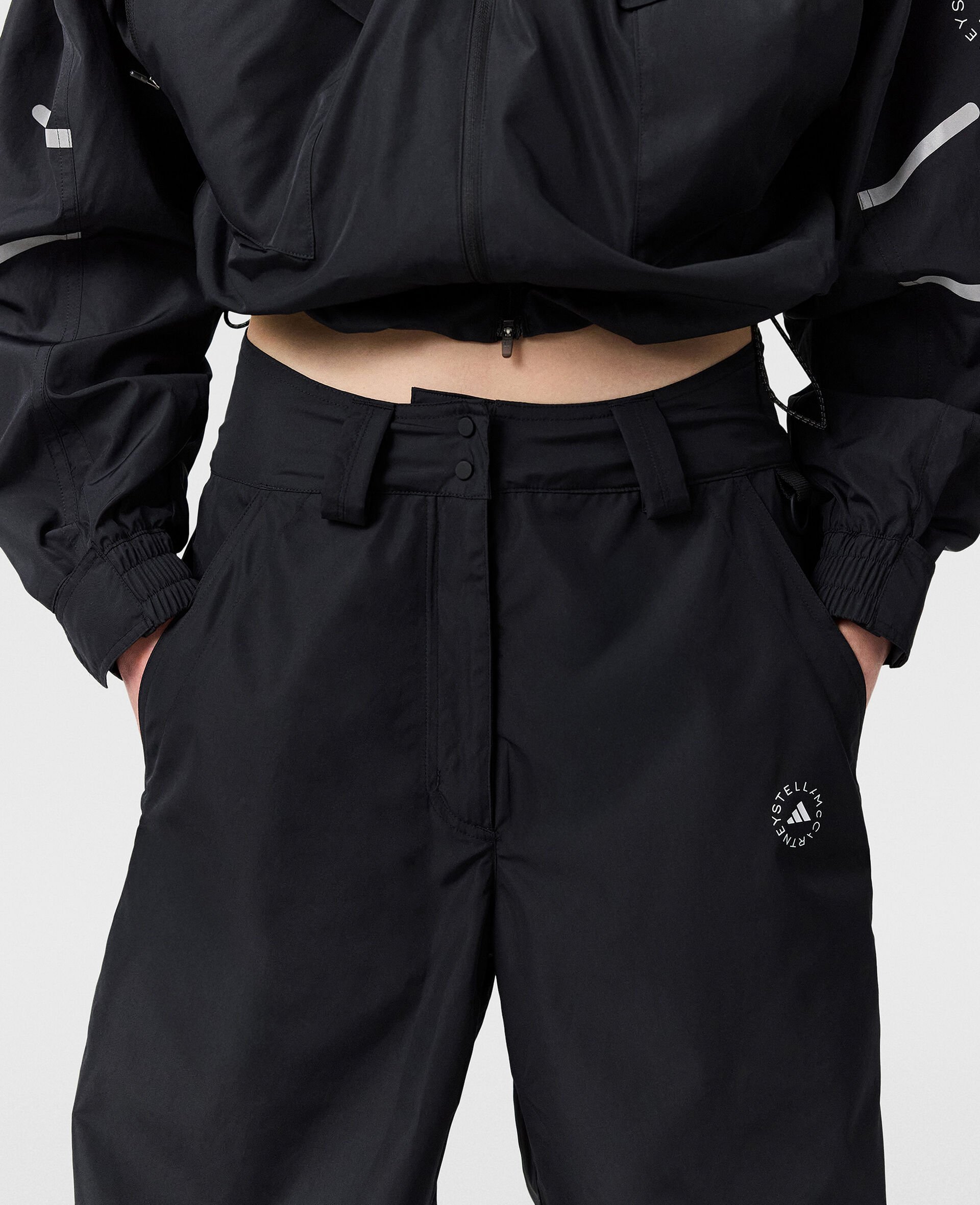 Logo Woven Trackpants-Black-large image number 3