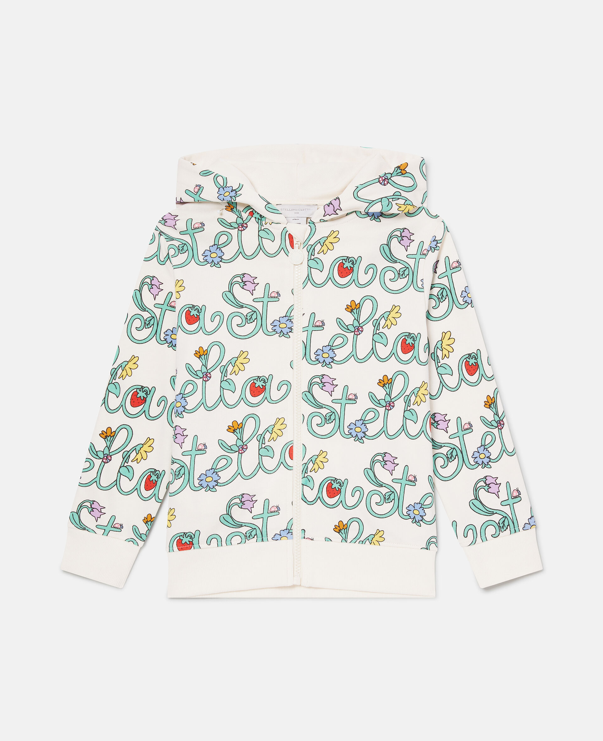 Sweat a capuche zippe avec plante grimpante Stella-Fantaisie-medium