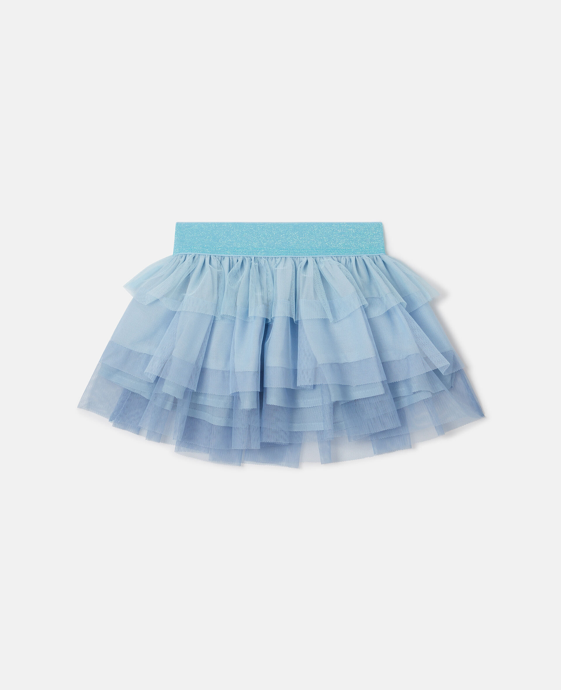 Tiered Tulle Mini Skirt-Multicolour-medium