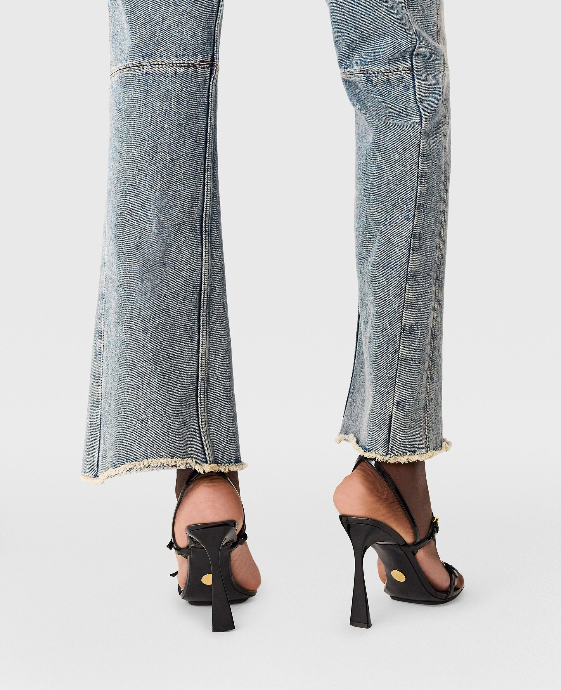 Elsa Patent Heeled Sandals-Black-large image number 6