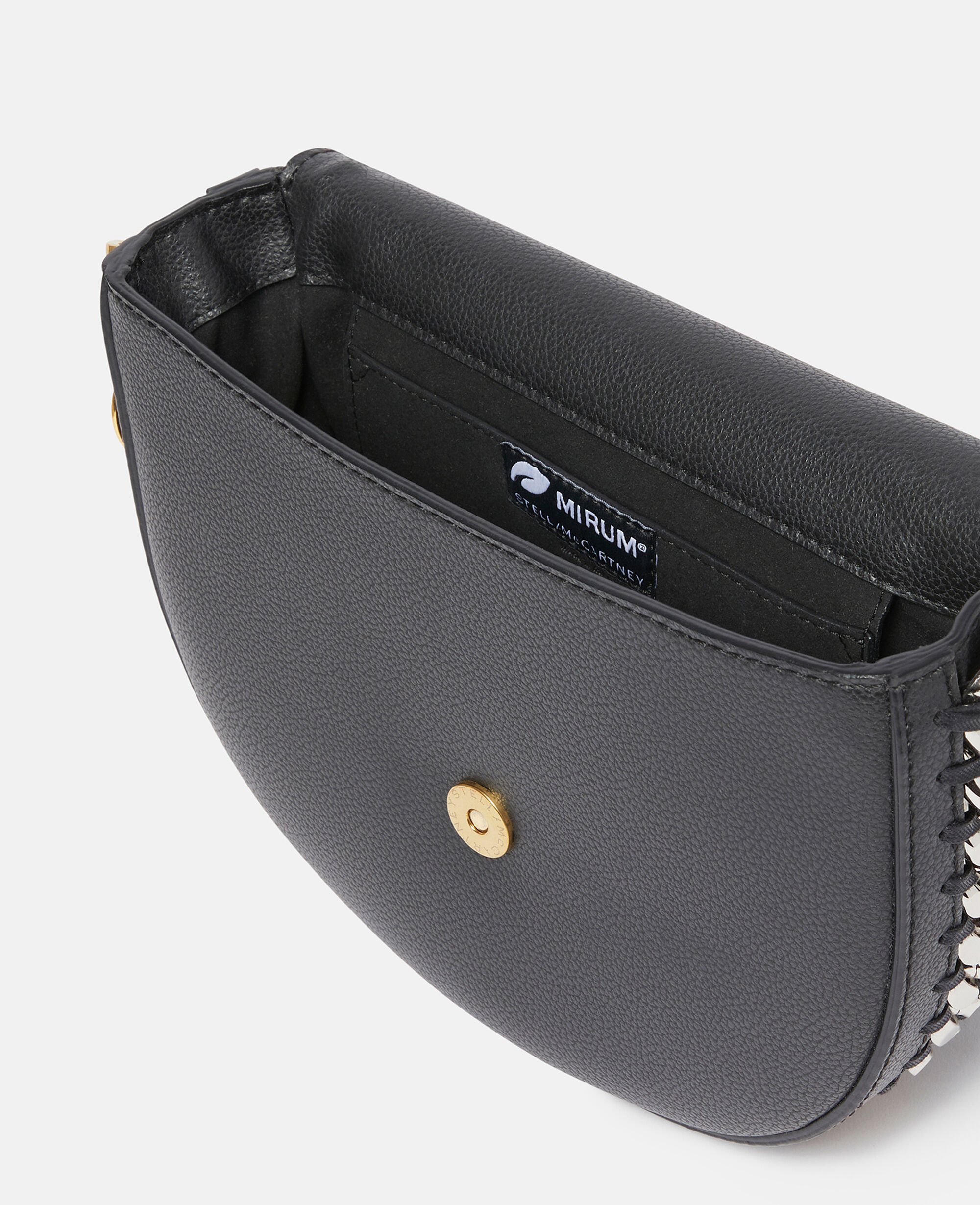 【STELLA MCCARTNEY】Frayme Medium Flap ショルダーバッグ Women Black Frayme Medium Flap Shoulder Bag | Stella