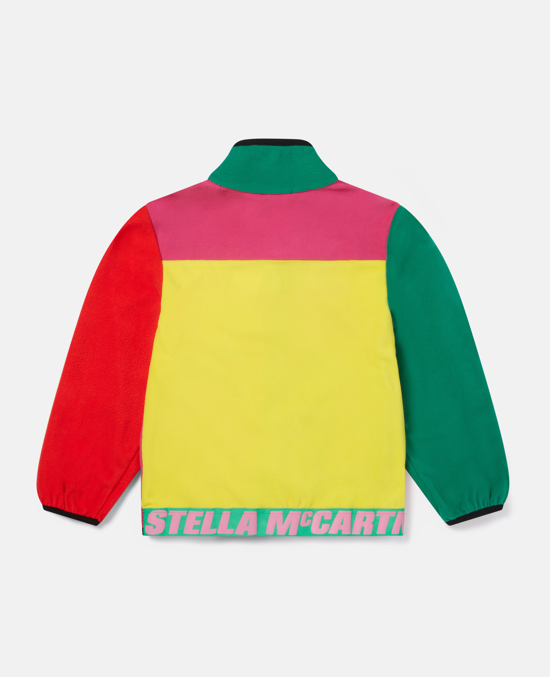 Colourblock Polar Fleece Snow Zip Jacket-Multicolour-large image number 3