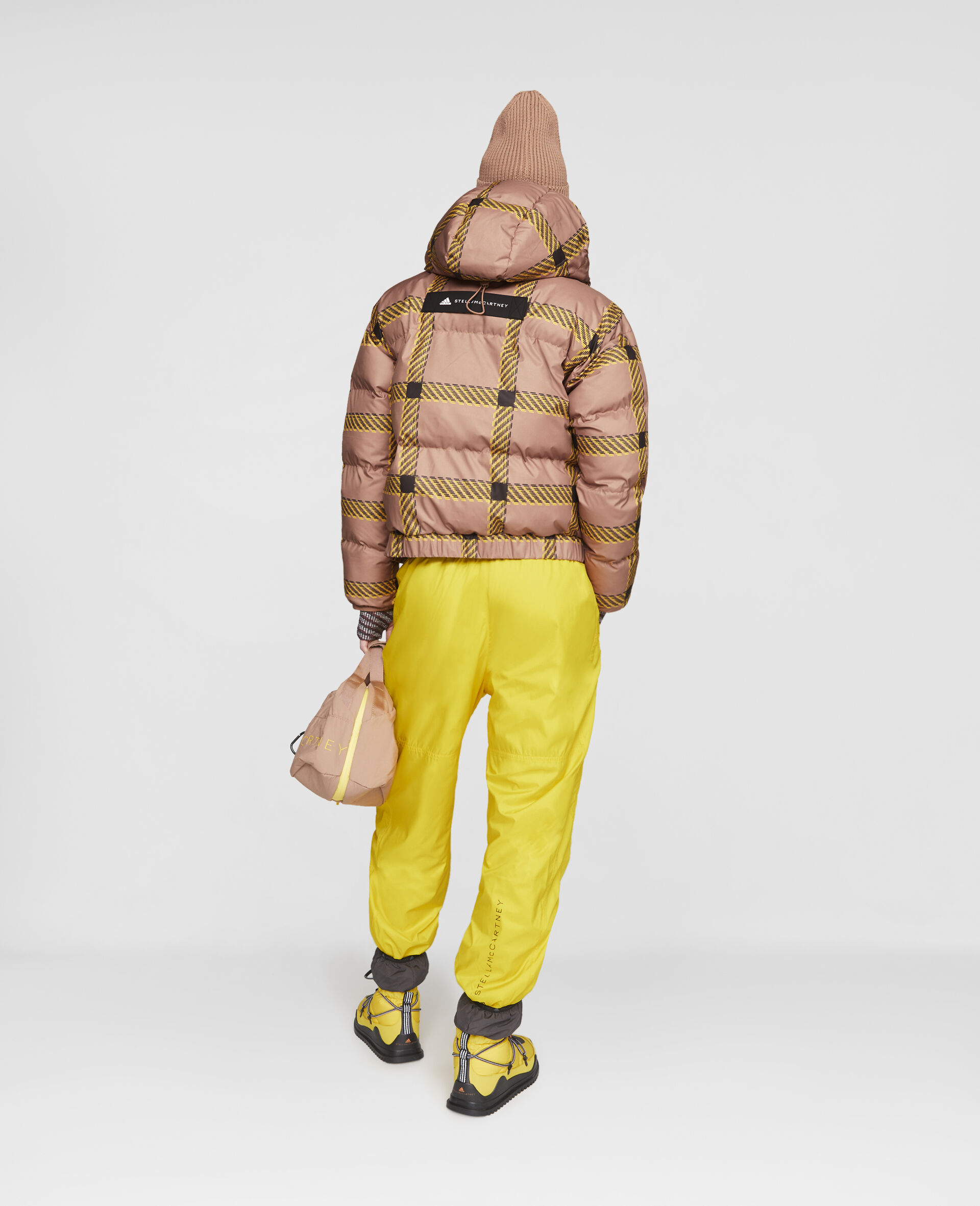 Woven Lined Trousers-Yellow-large image number 2