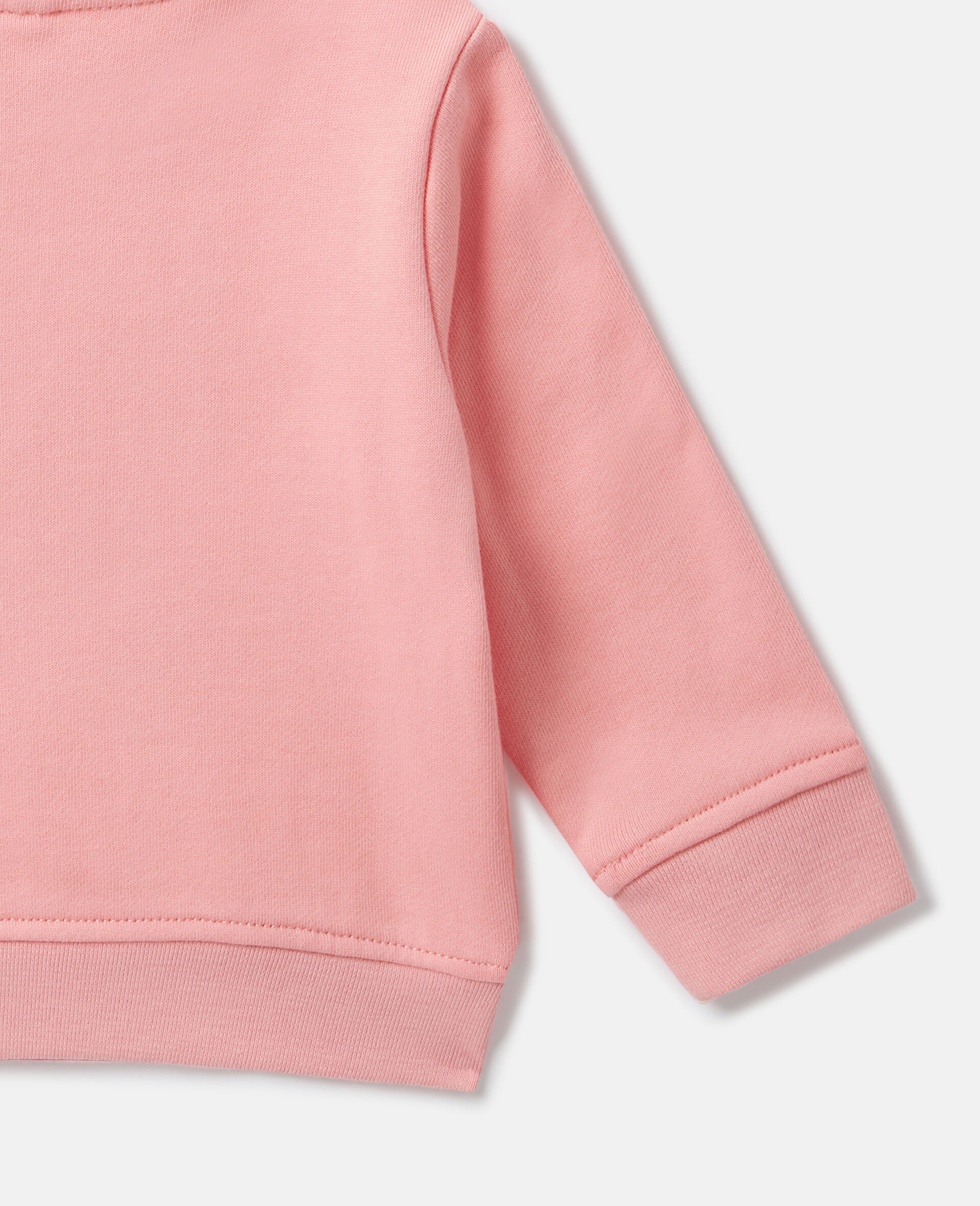 Floral Graphic Sweatshirt-Pink-large image number 3