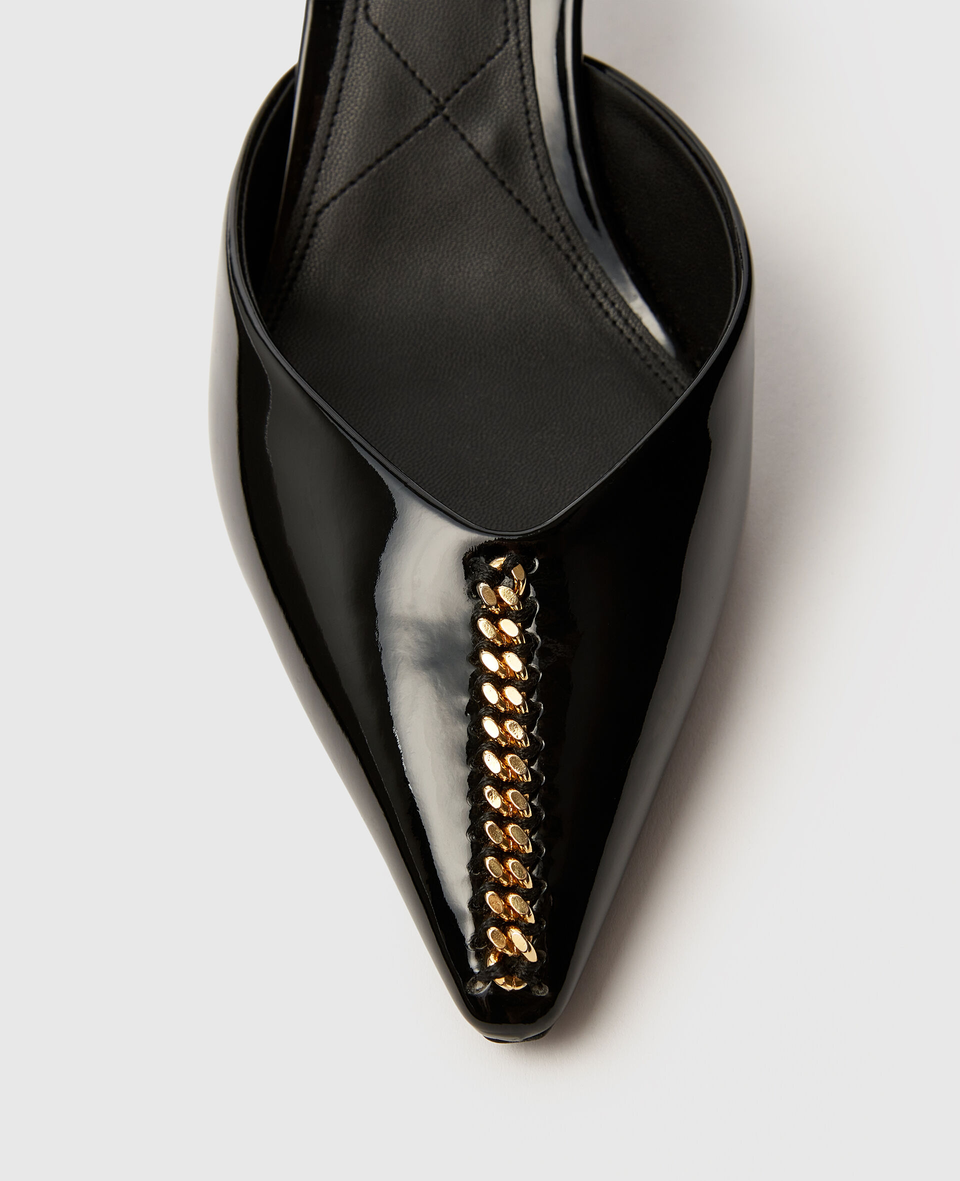 Elsa Patent Slingbacks-Black-large image number 4