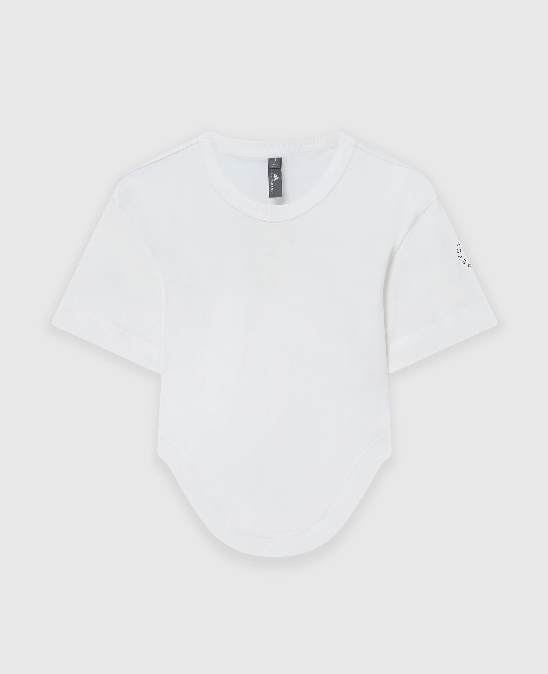 TrueLife Sportswear Curved Hem T-Shirt-White-large image number 0