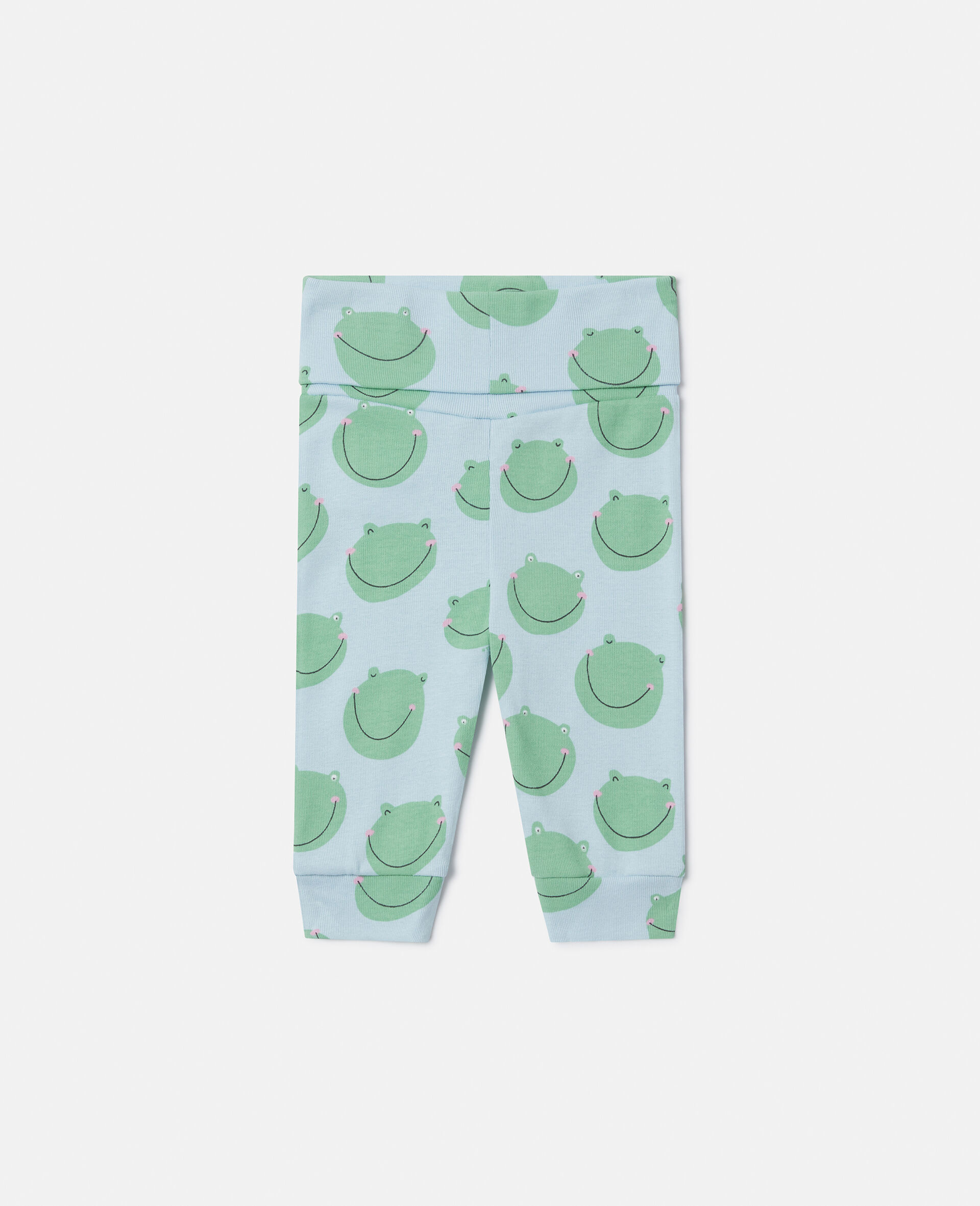 Frog Print Leggings-Blue-large image number 0