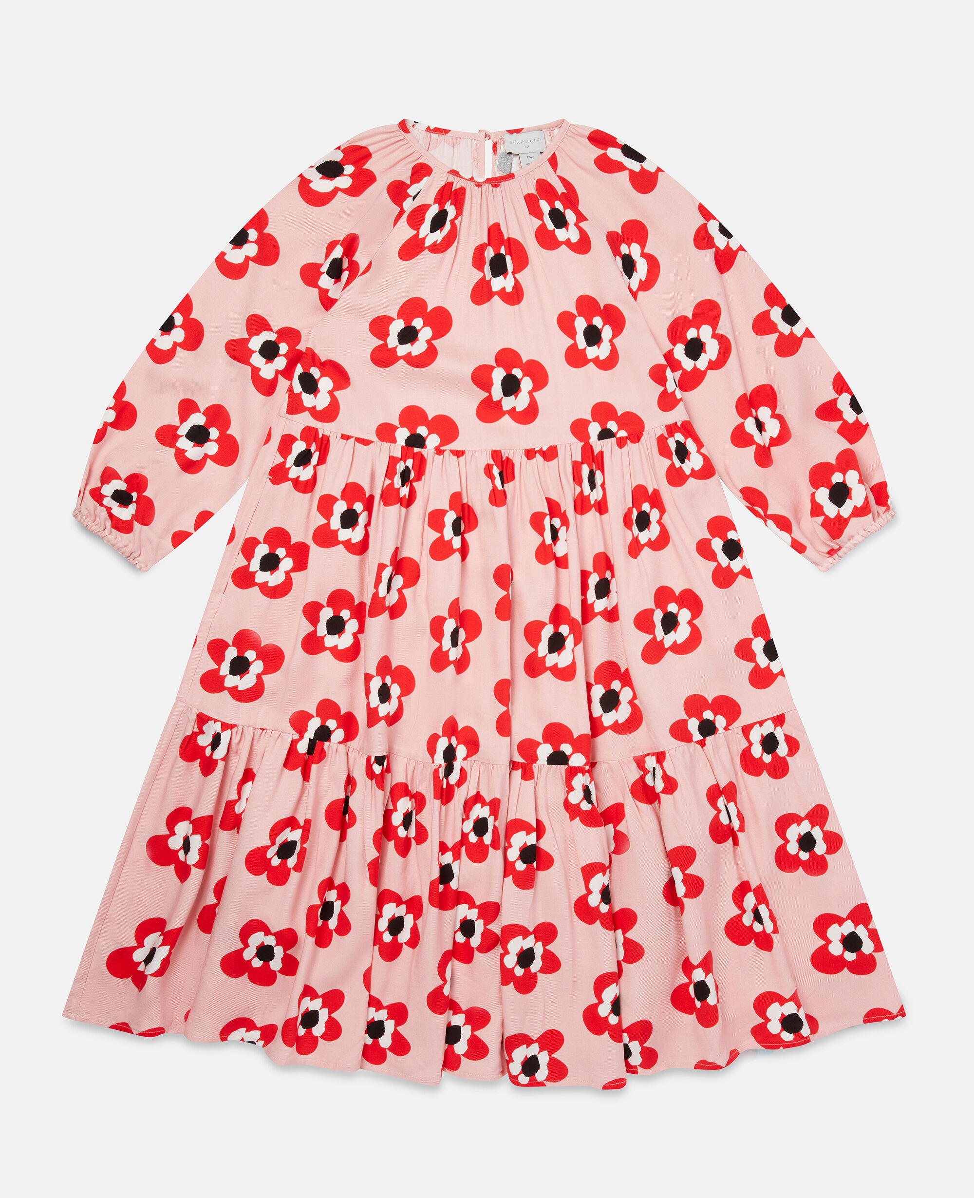 Abito in jersey con stampa Keep on smiling Stella McCartney Bambina Abbigliamento Vestiti Vestiti di maglina 