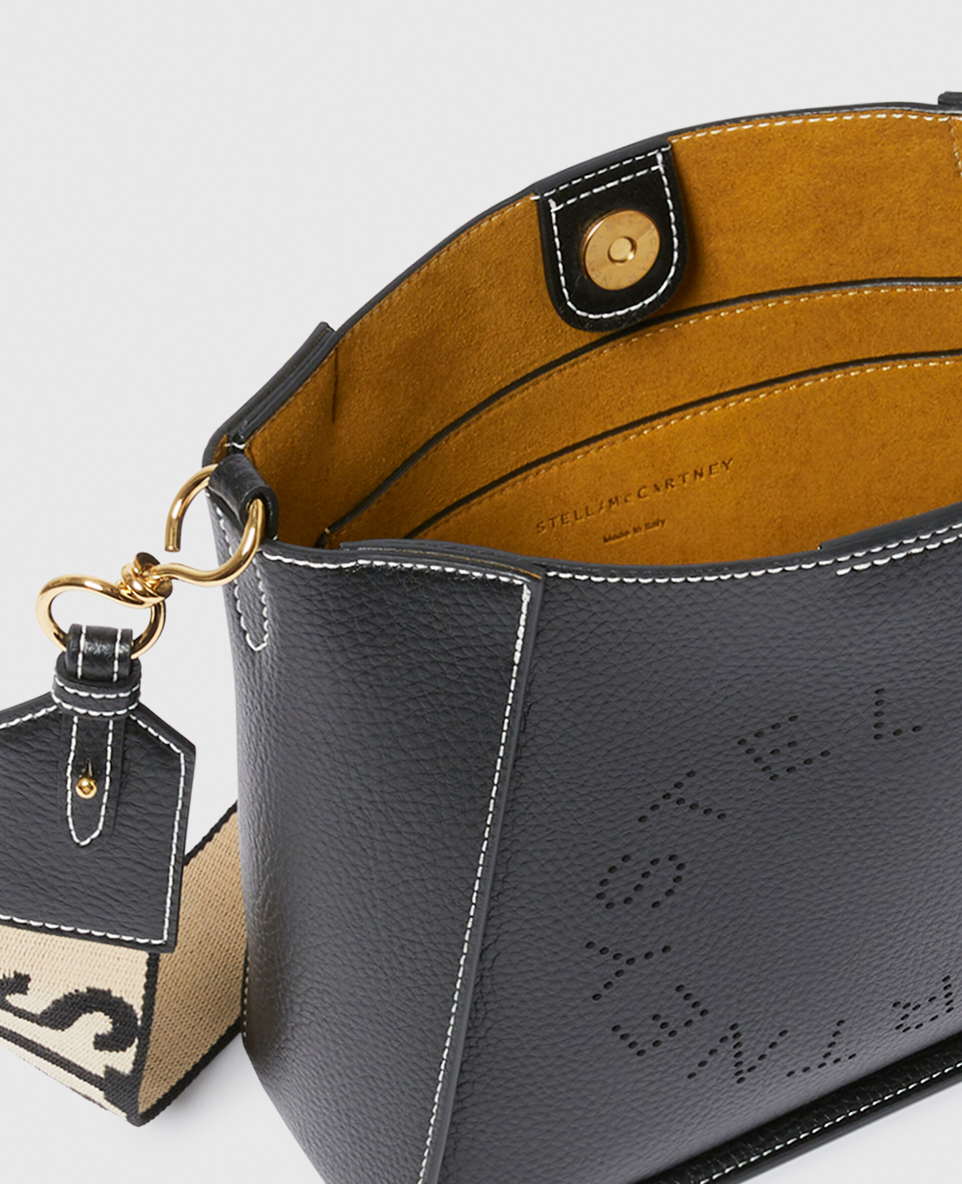 Logo Square Crossbody Bag-Black-large image number 5