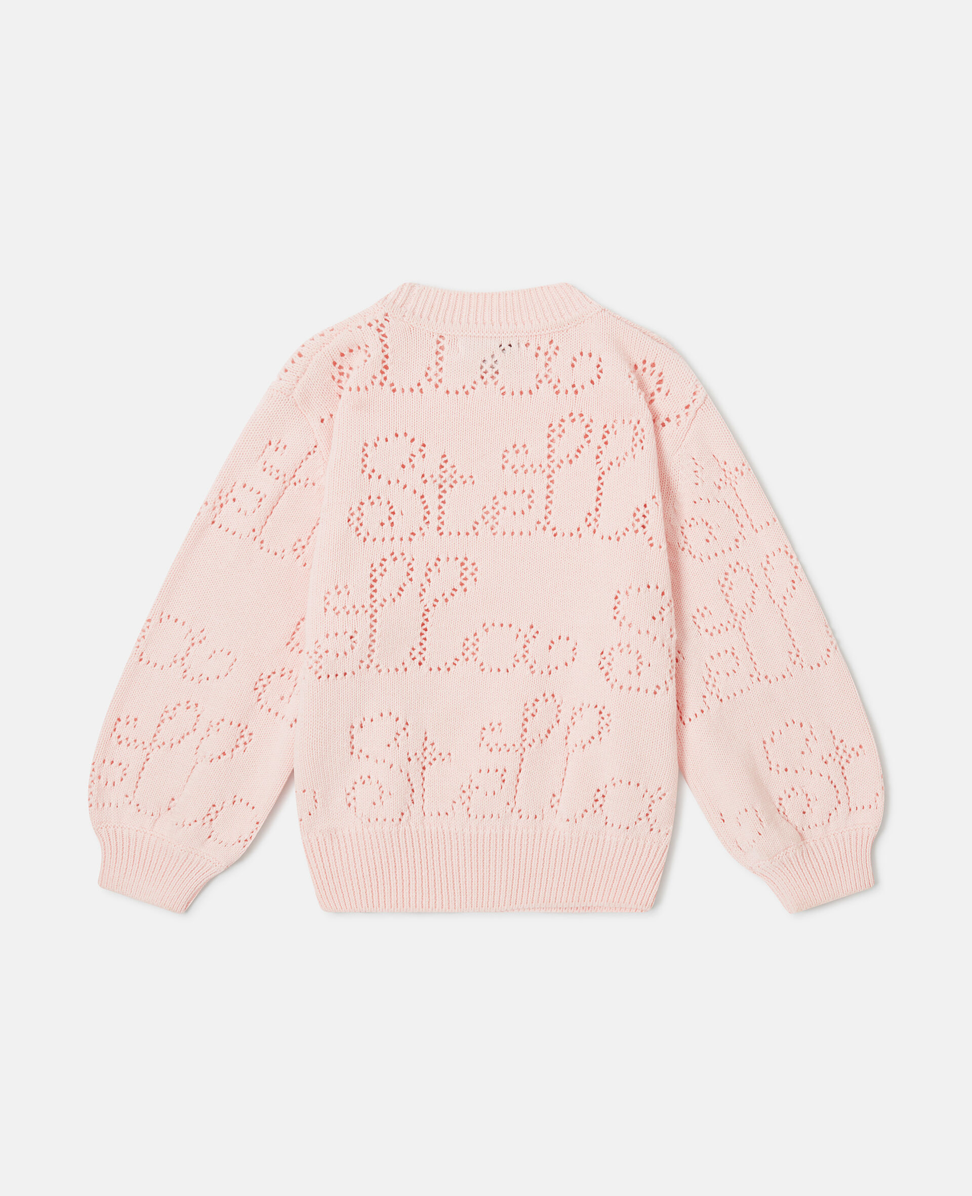 Stella Crocheted Sweatshirt-Pink-large image number 2