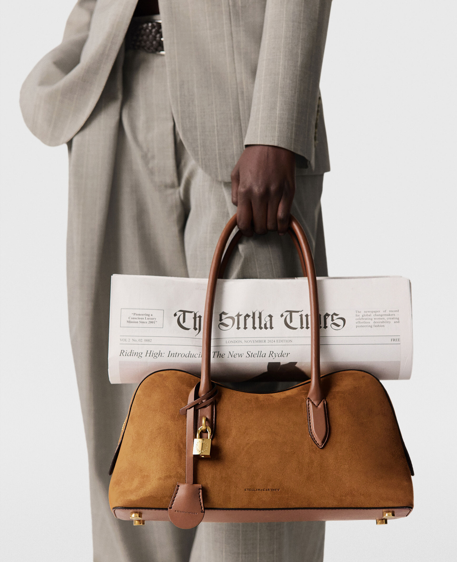 Stella Ryder Shoulder Bag-Brown-model