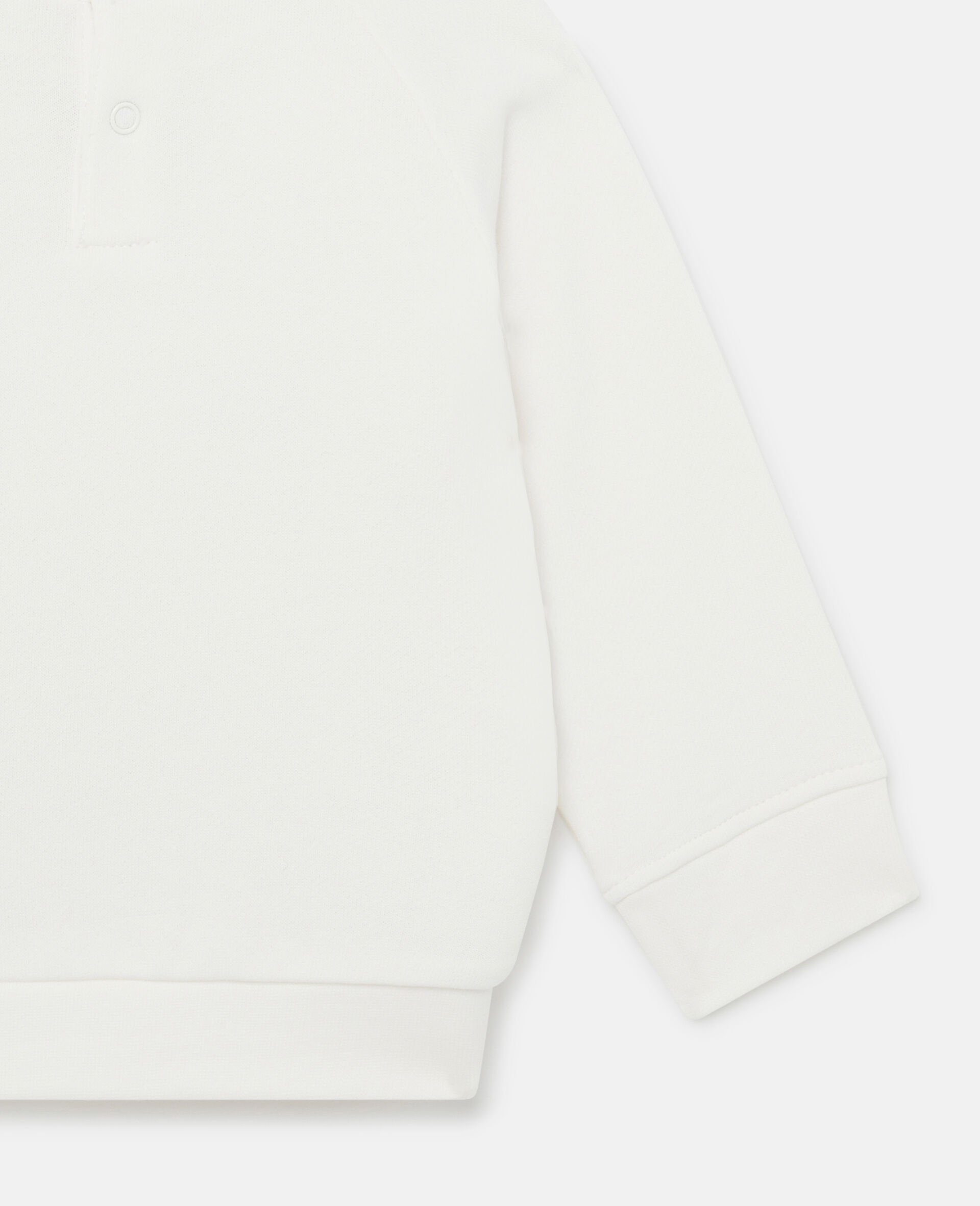 Sheep Appliqué Round-neck Sweatshirt  -White-large Sheep Appliqué Round-neck Sweatshirt  -White-large image number 3