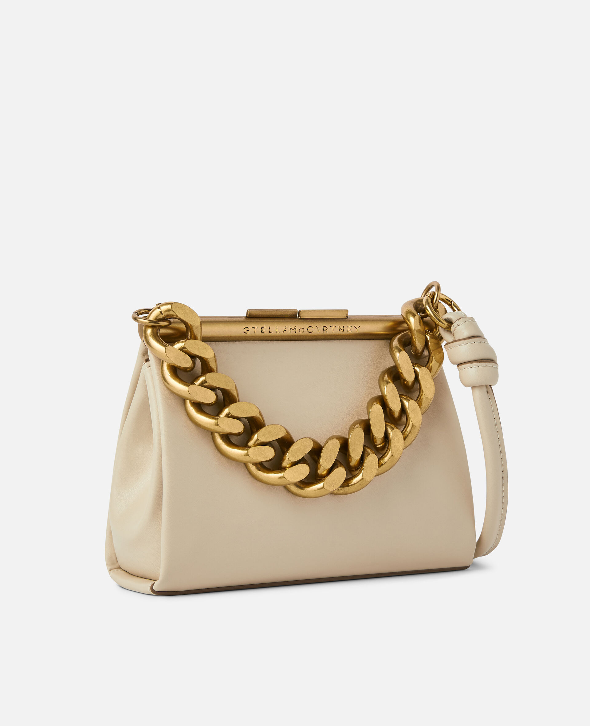 Small Chunky Chain Bag-White-large image number 1