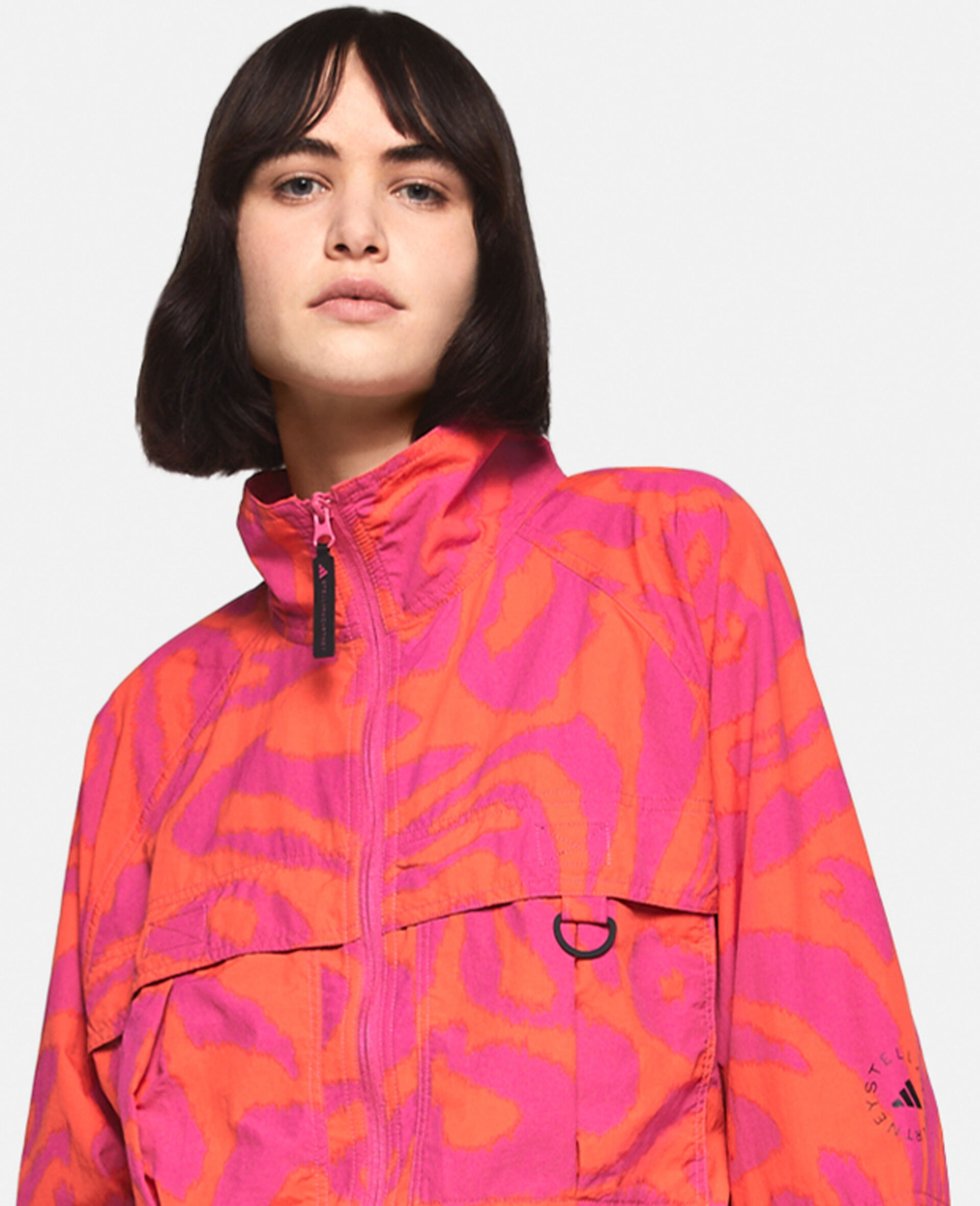 TrueCasuals Leopard Print Woven Track Jacket-Multicolour-large image number 3