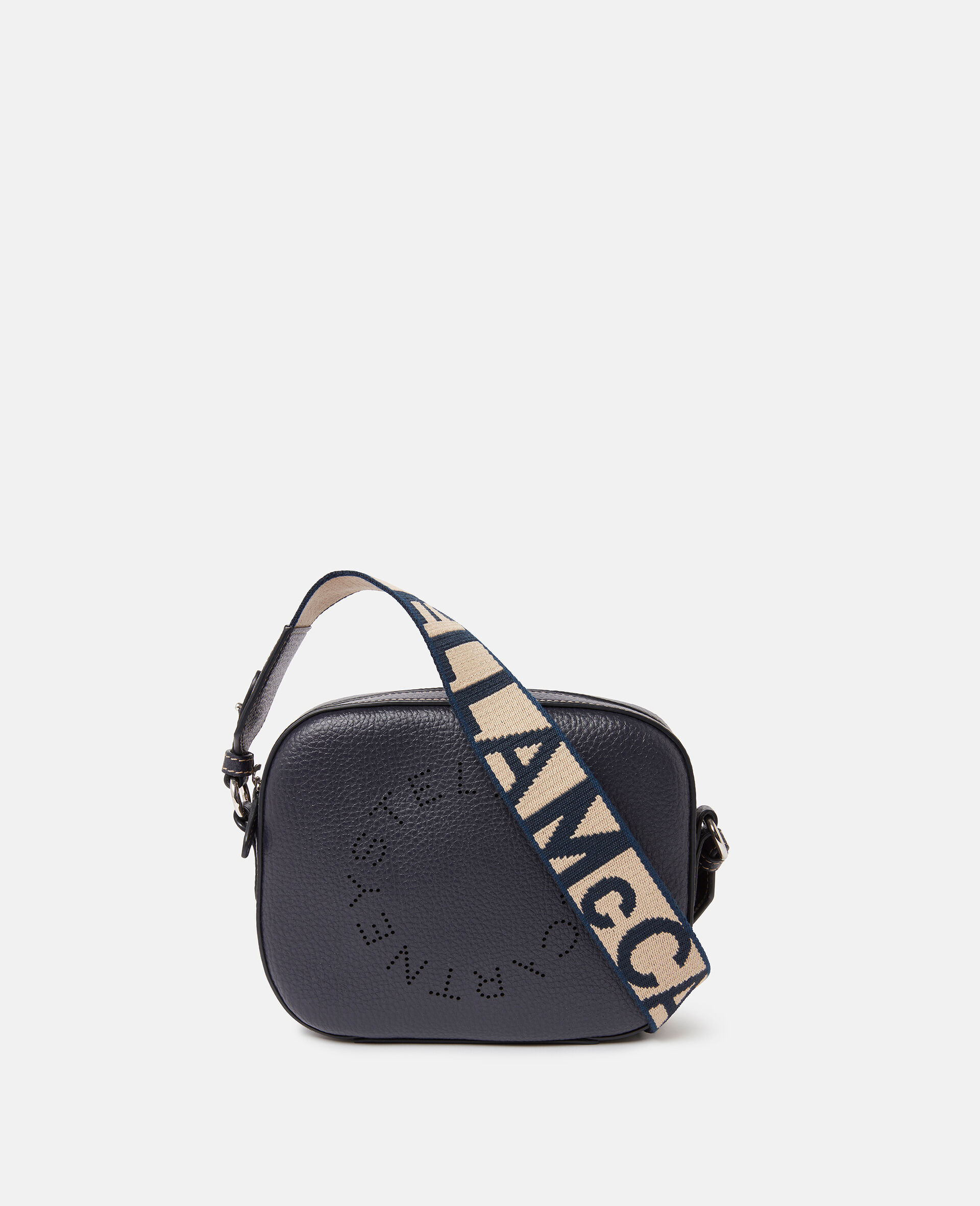 Mini camera bag in Alter Mat zigrinato Logo-Arancione-large image number 0