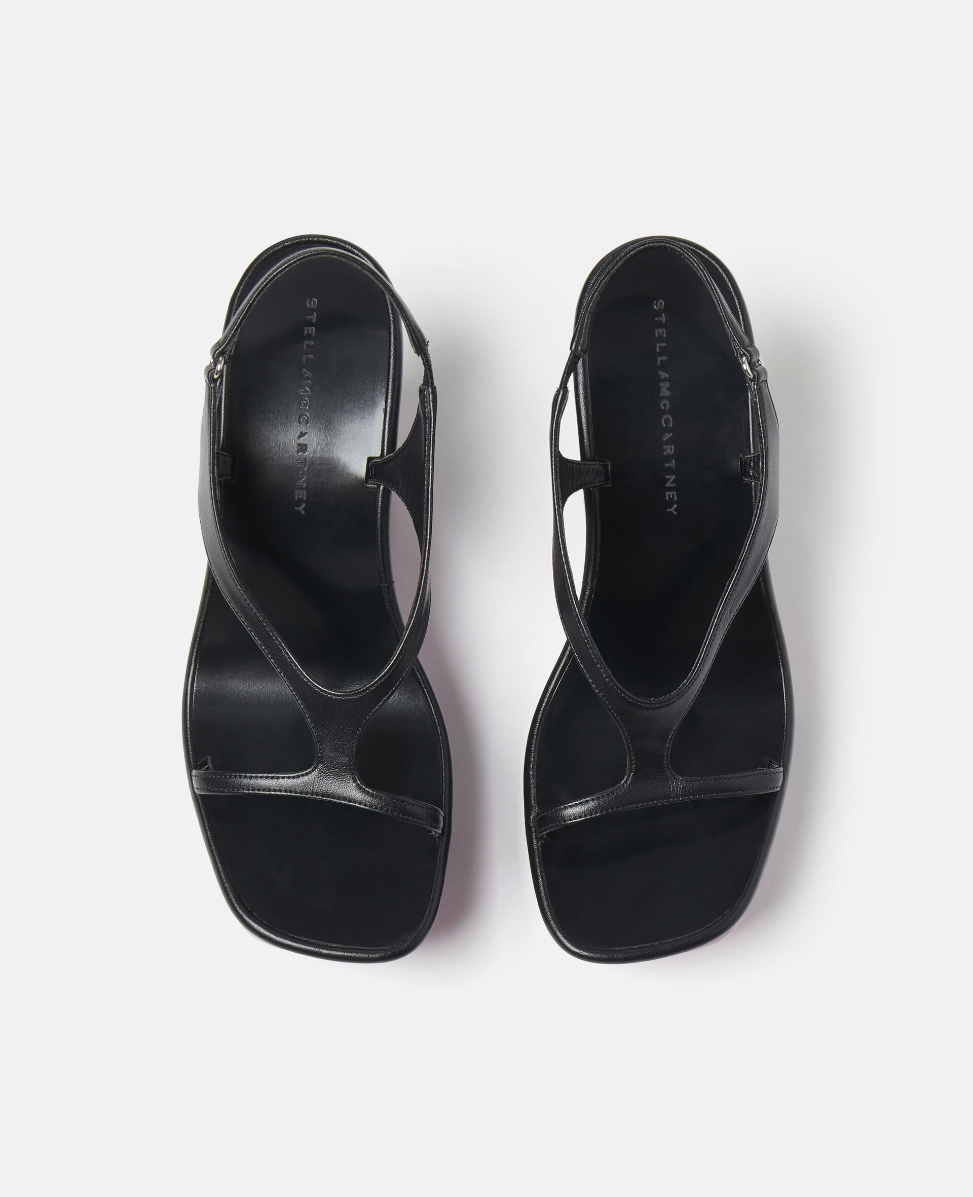 Shroom Slingback Wedge Sandals-Black-large image number 3