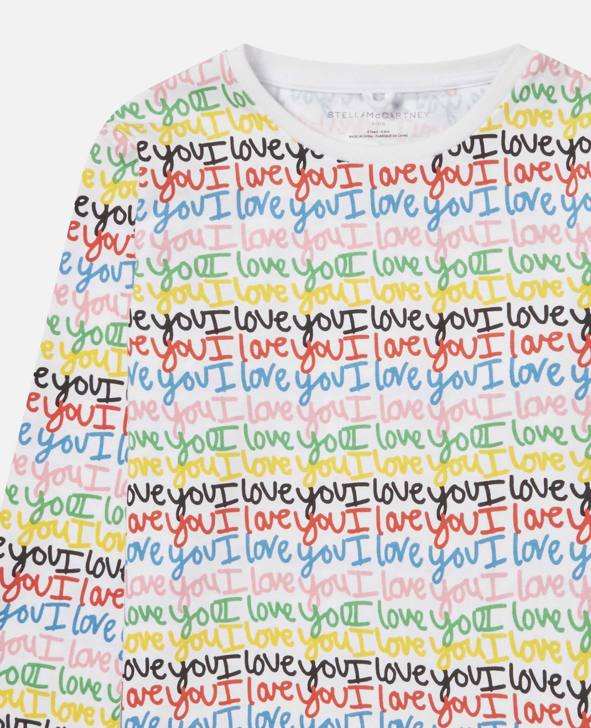 Love You Cotton Top-Multicolour-large image number 1