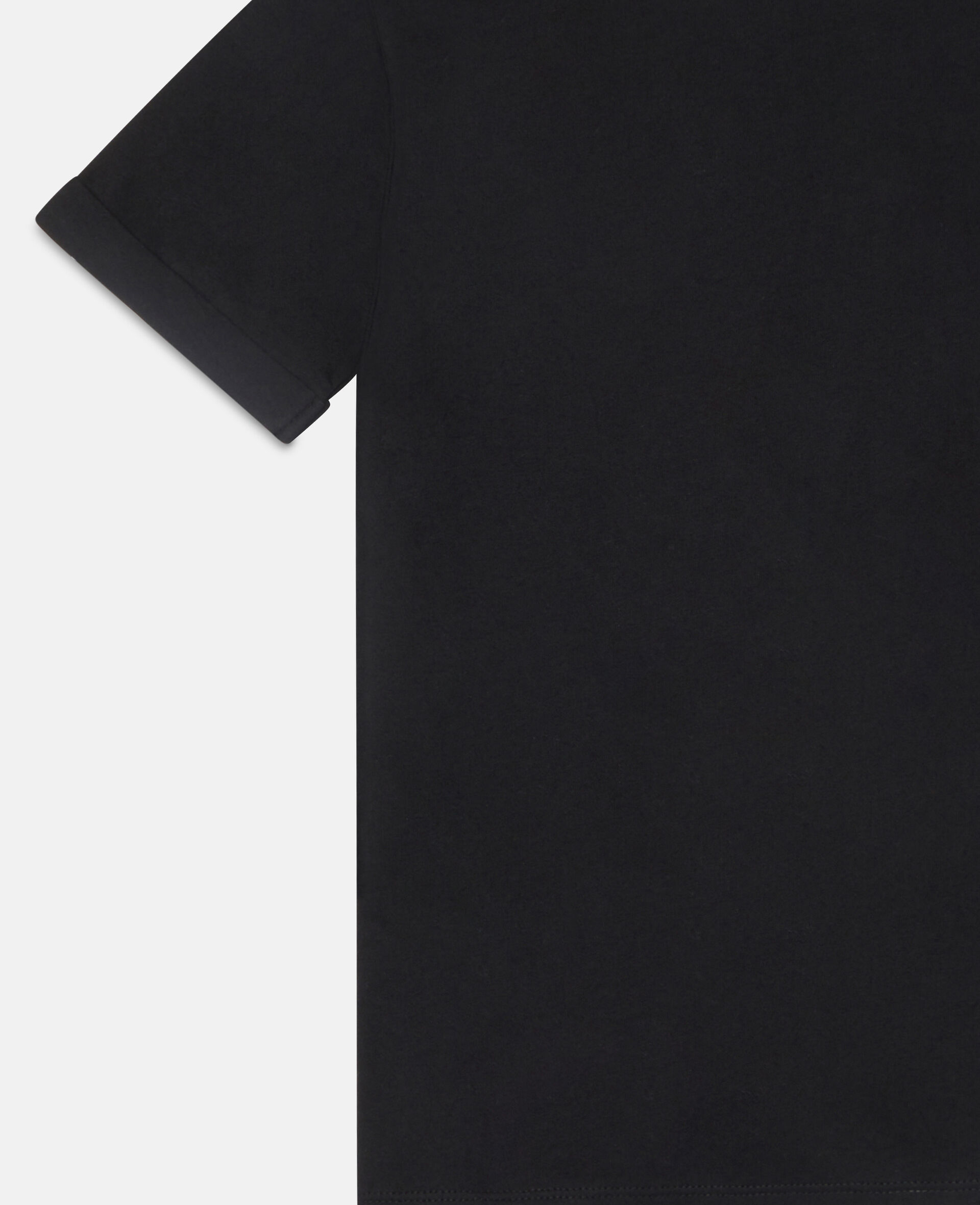 Glitter Sticker Cotton T‐Shirt-Black-large image number 3